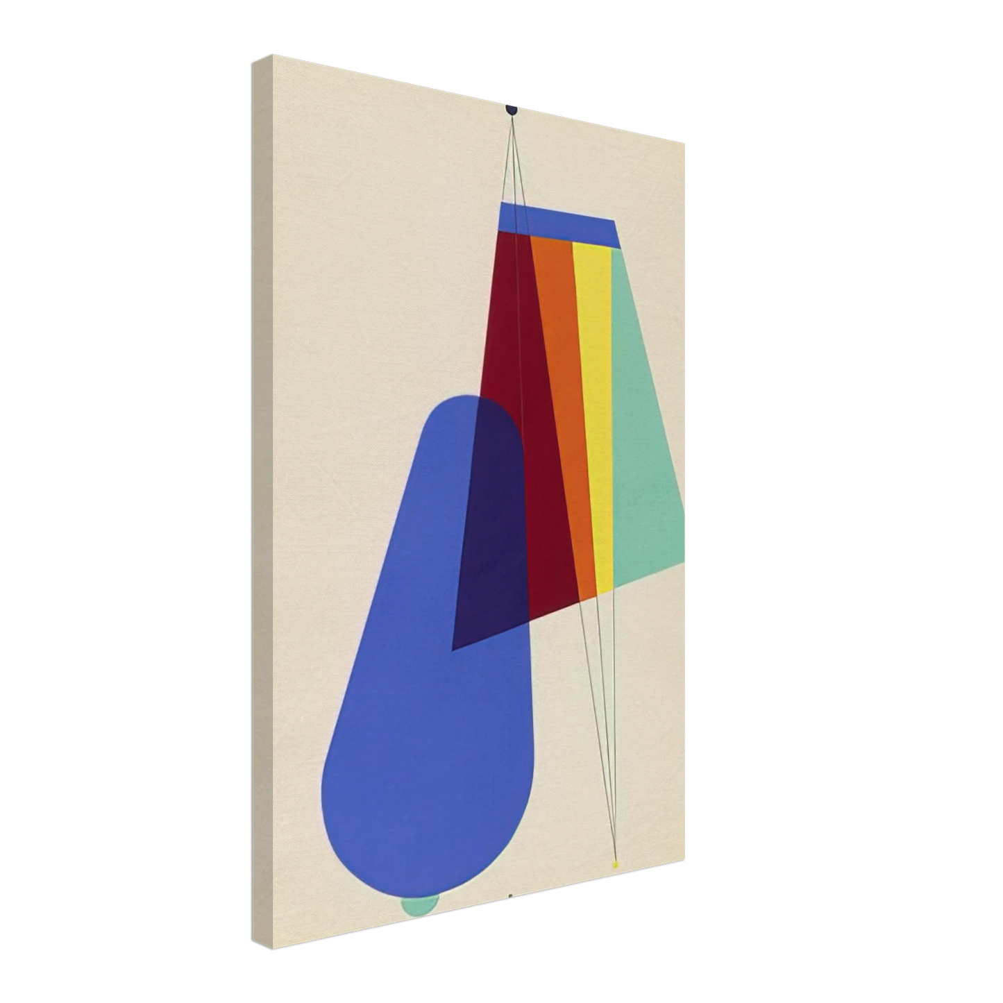 Man Ray - LONG DISTANCE FROM THE PORTFOLIO REVOLVING DOORS 1926 Canvas - 70x100 cm / 28x40 inches-canvas