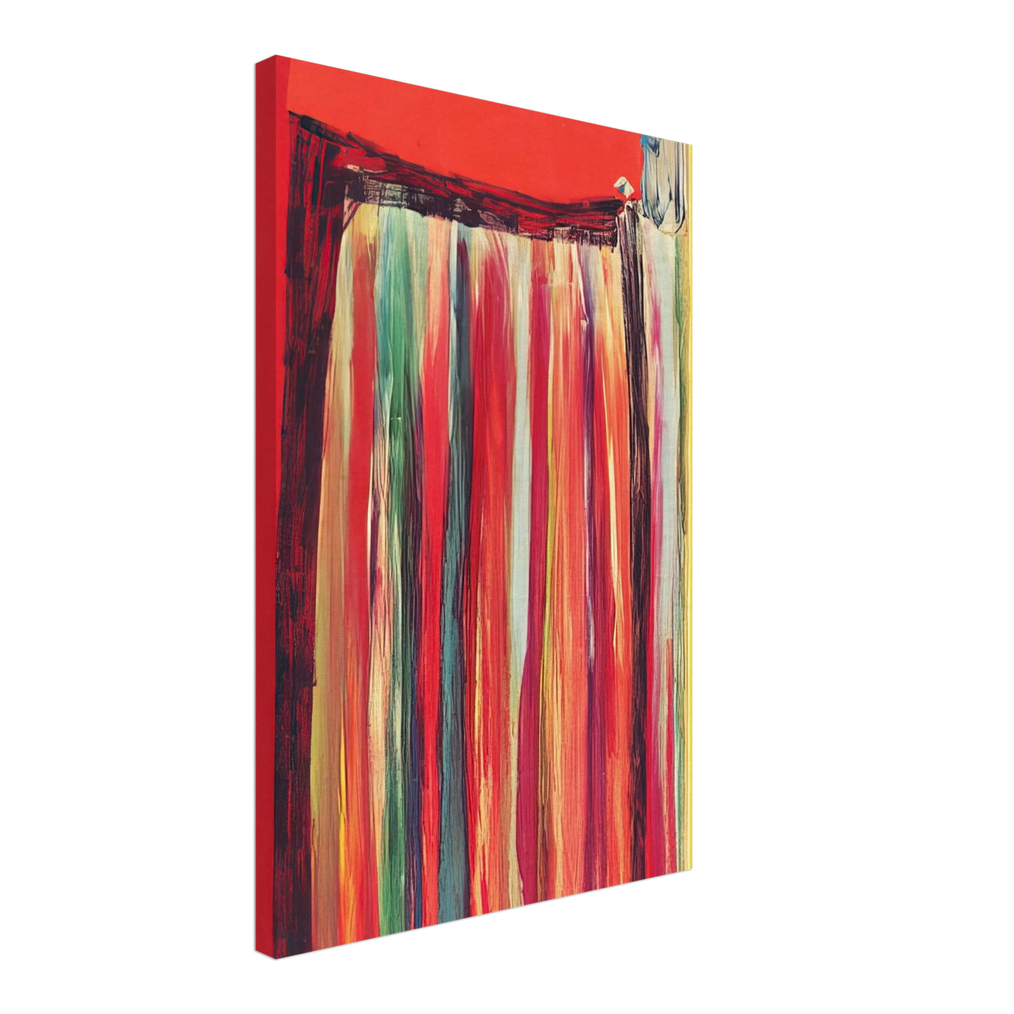 Ronnie Landfield - Coriander Rose - 1972 Canvas - 70x100 cm / 28x40 inches-canvas