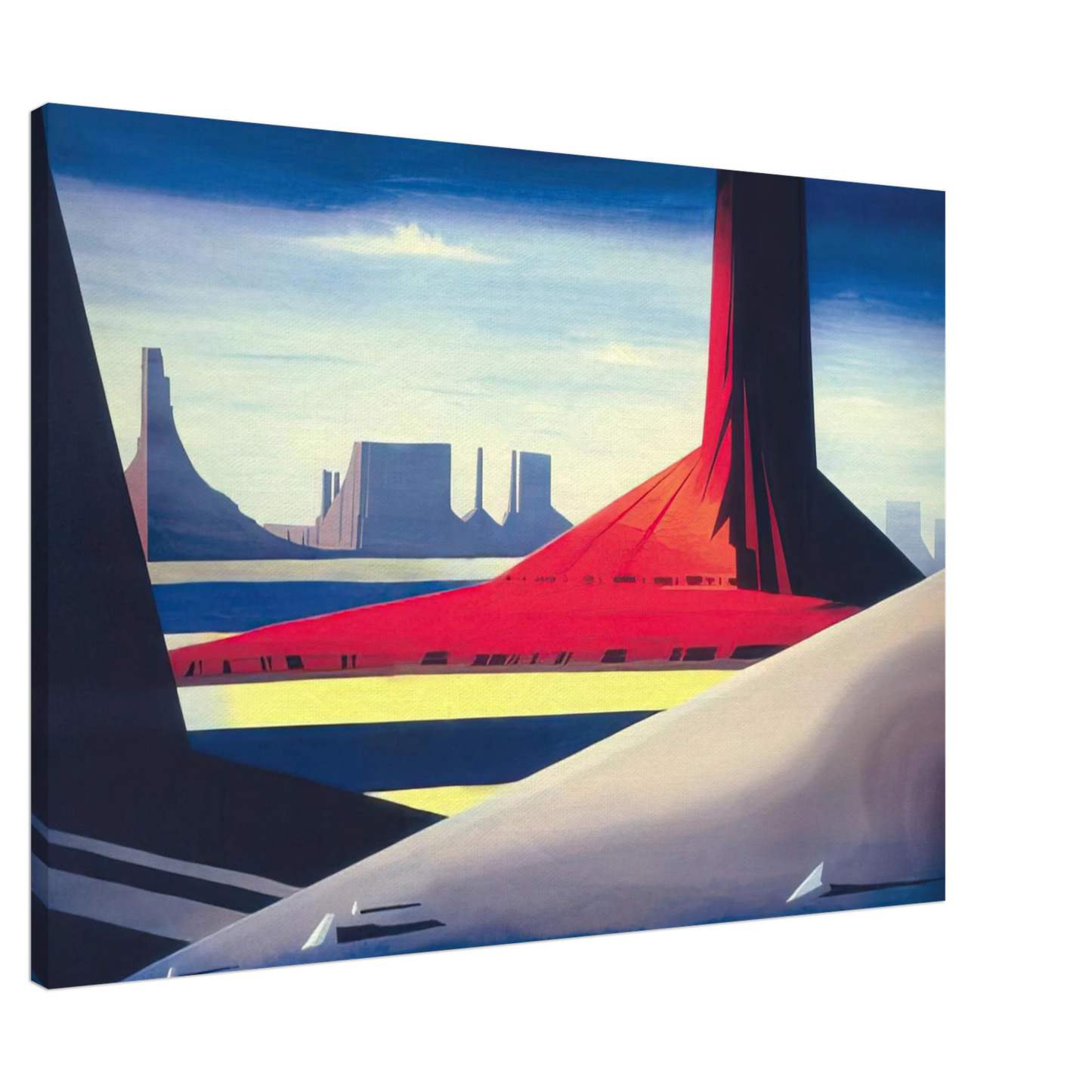 Eyvind Earle - Monument Valley Canvas - 20x30 cm / 8x12 inches-canvas