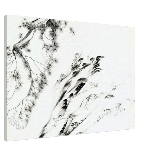 Eyvind Earle - Hillside Canvas - 20x30 cm / 8x12 inches-canvas