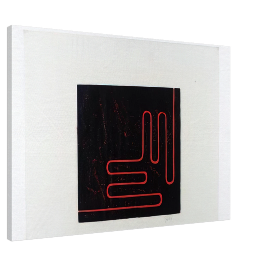 Donald Judd - Untitled Print - 1978 Canvas - 20x30 cm / 8x12 inches-canvas