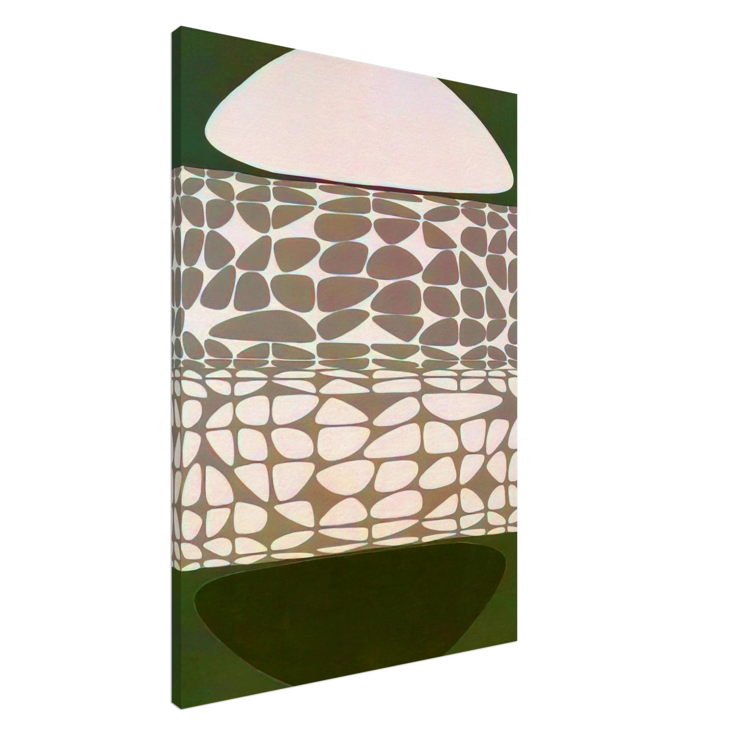 Victor Vasarely - Meandres Belle-Isle - 1951 Canvas - 20x30 cm / 8x12 inches-canvas