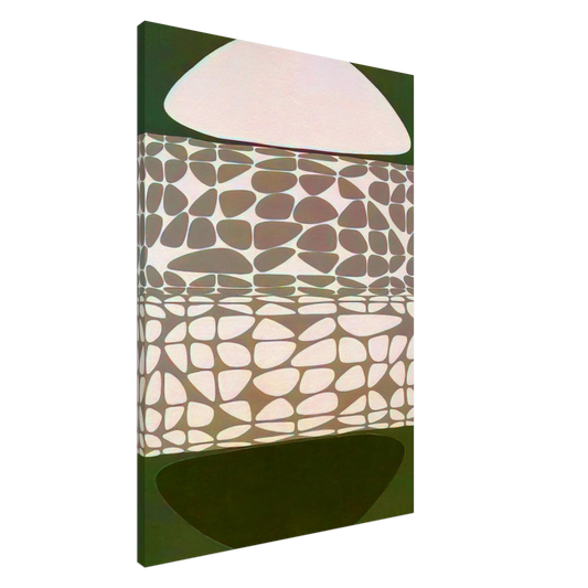 Victor Vasarely - Meandres Belle-Isle - 1951 Canvas - 20x30 cm / 8x12 inches-canvas