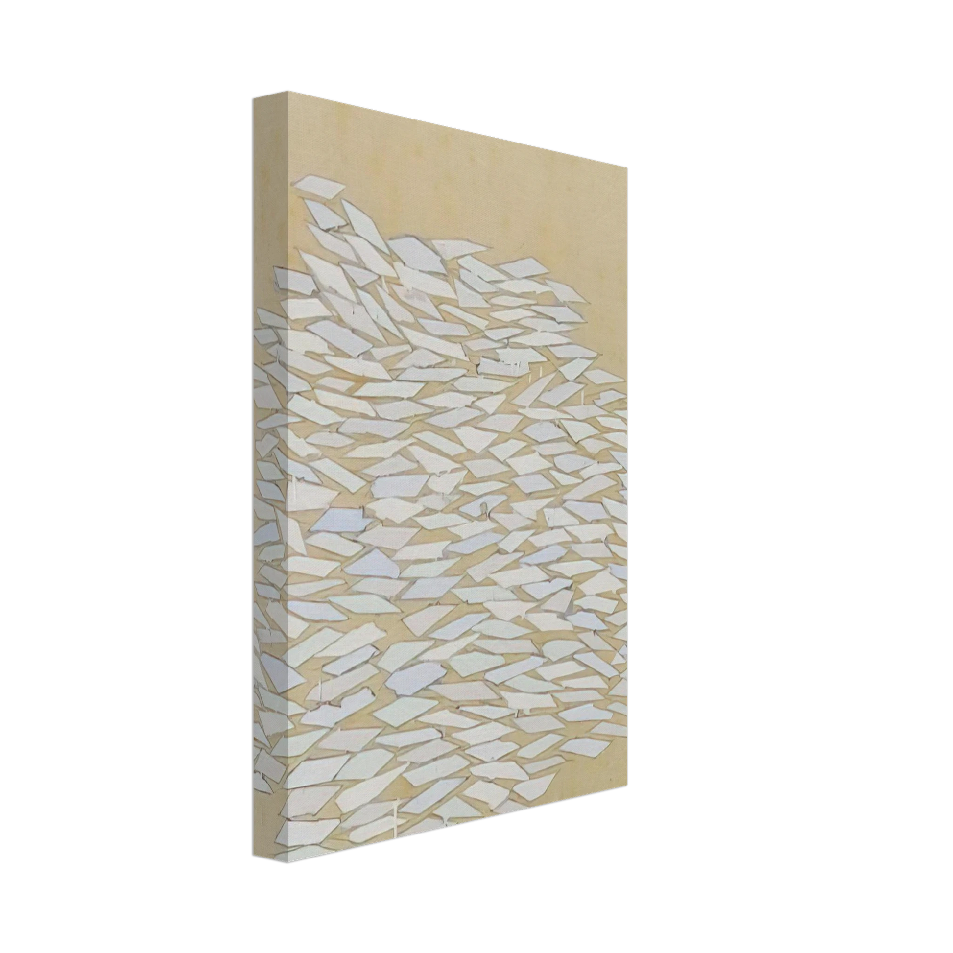 Robert Goodnough - Pastel Statement - 1971 Canvas - 70x100 cm / 28x40 inches-canvas