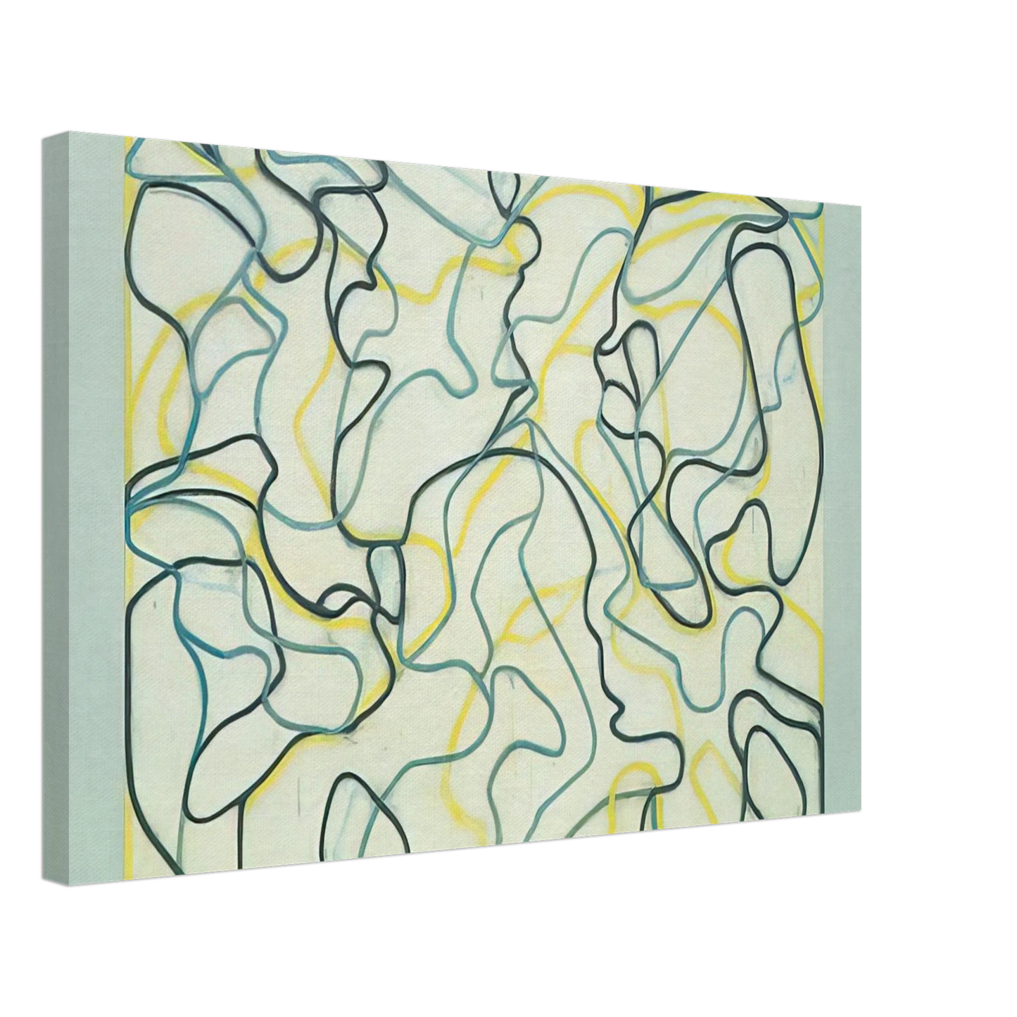 Brice Marden - Second Letter Zen Spring - 2009 Canvas - 70x100 cm / 28x40 inches-canvas