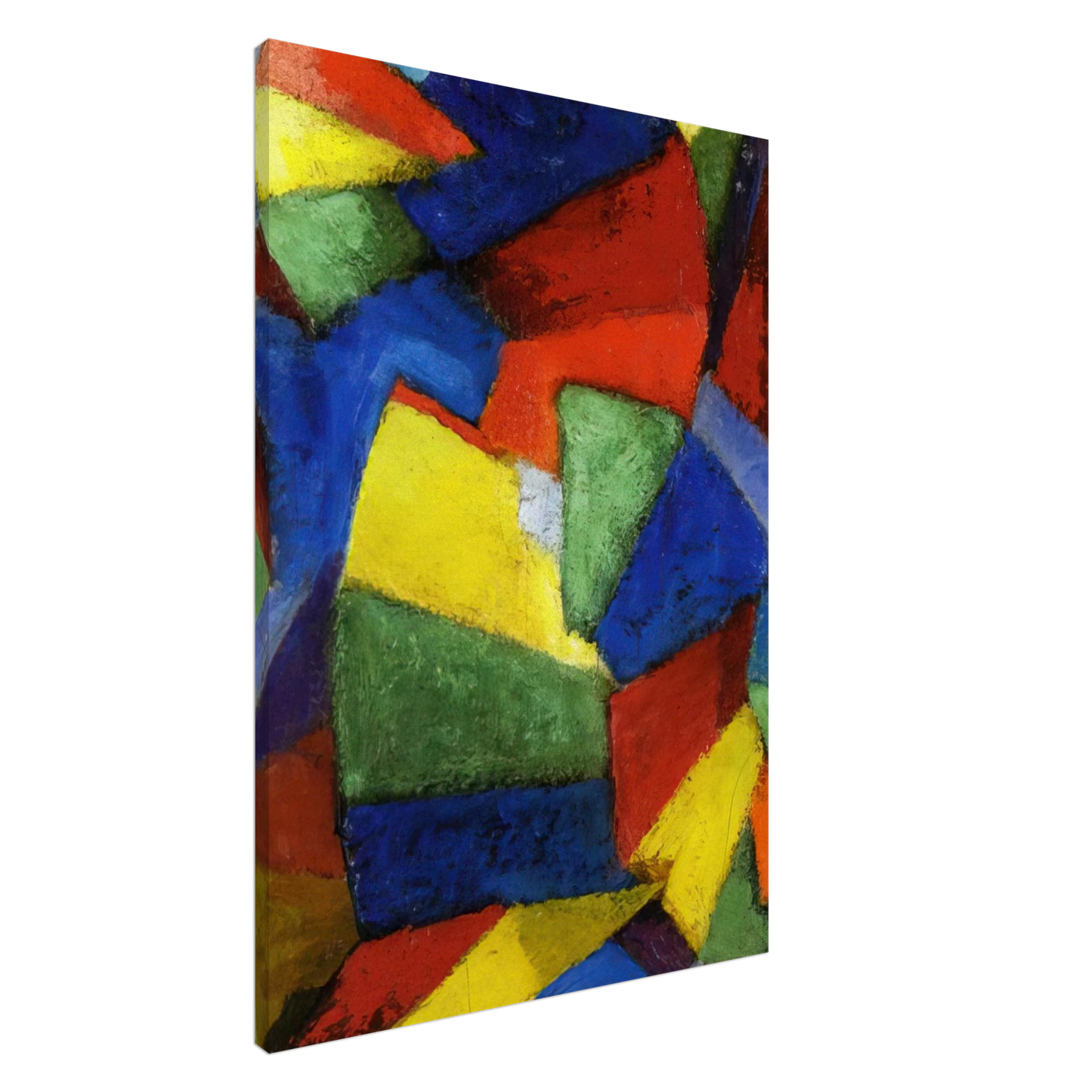 Morgan Russell - Synchromy in Blue-Violet - 1912 Canvas - 20x30 cm / 8x12 inches-canvas