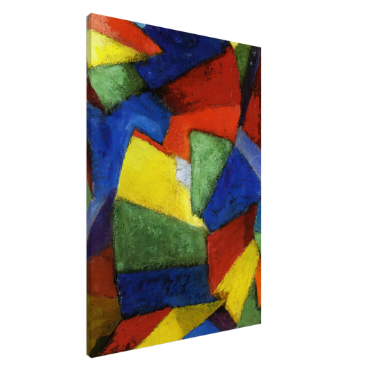 Morgan Russell - Synchromy in Blue-Violet - 1912 Canvas - 20x30 cm / 8x12 inches-canvas