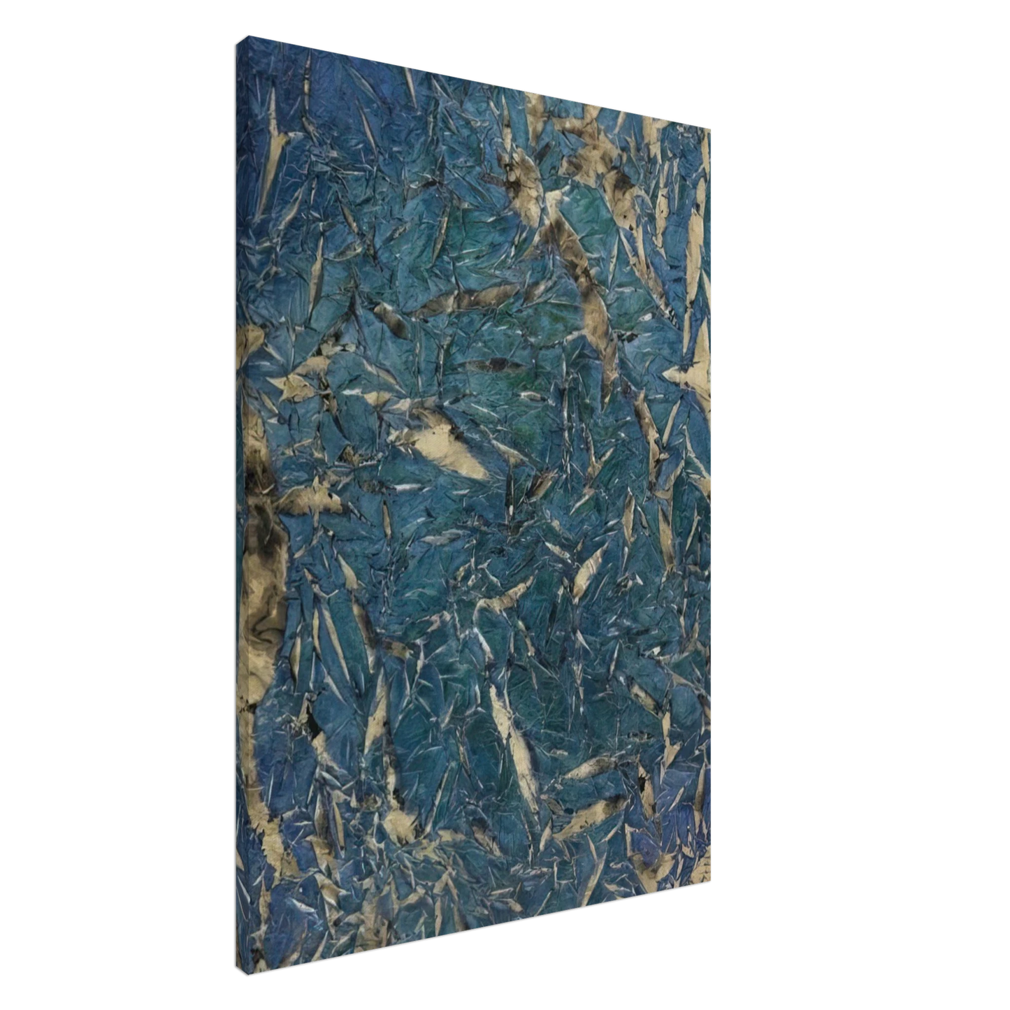 Simon Hantai - Â³M.C.2Â² Mariale - 1962 Canvas - 20x30 cm / 8x12 inches-canvas