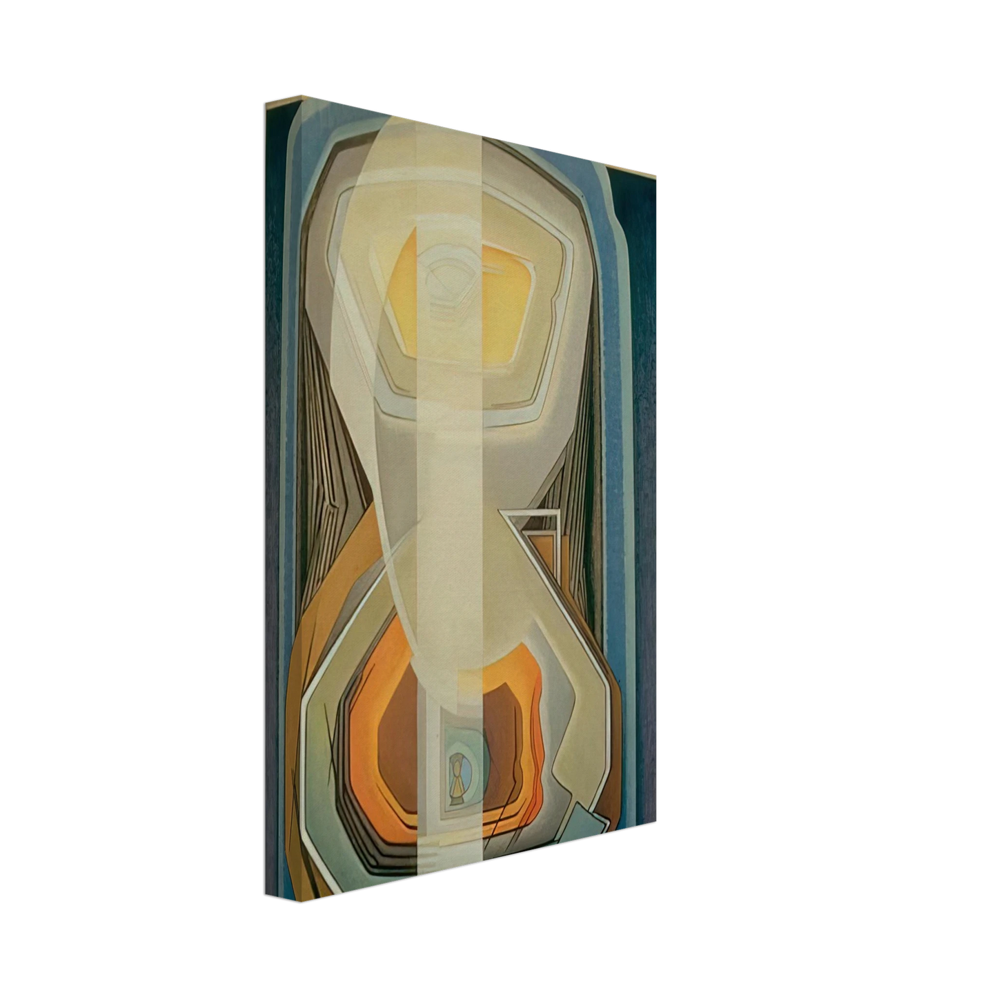 Lawren Harris - Abstract Painting #20 - 1942 Canvas - 70x100 cm / 28x40 inches-canvas