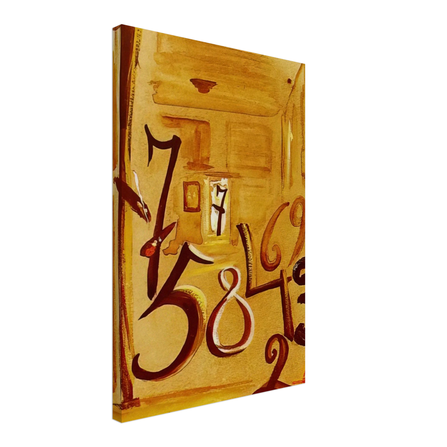 Salvador Dali - THE MAIDS IN WAITING LAS MENINAS Canvas - 40x60 cm / 16x24 inches-canvas