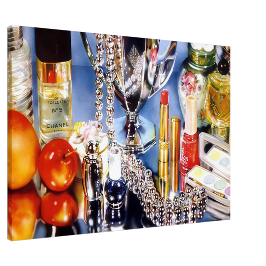 Audrey Flack - CHANEL 1974 Canvas - 20x30 cm / 8x12 inches-canvas