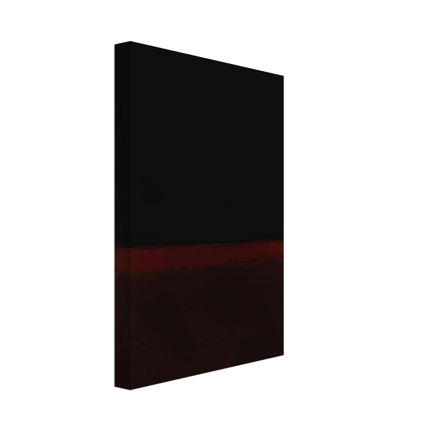 Mark Rothko - Black on Dark Sienna on Purple - 1960 Canvas - 70x100 cm / 28x40 inches-canvas