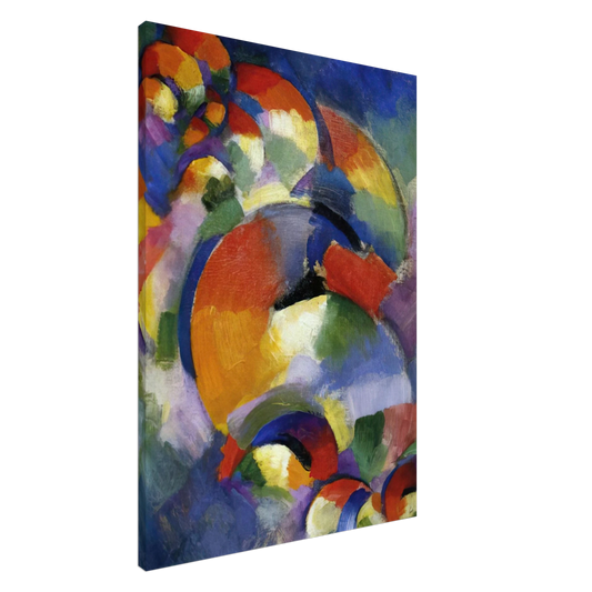 Morgan Russell - Cosmic Synchromy - 1914 Canvas - 20x30 cm / 8x12 inches-canvas