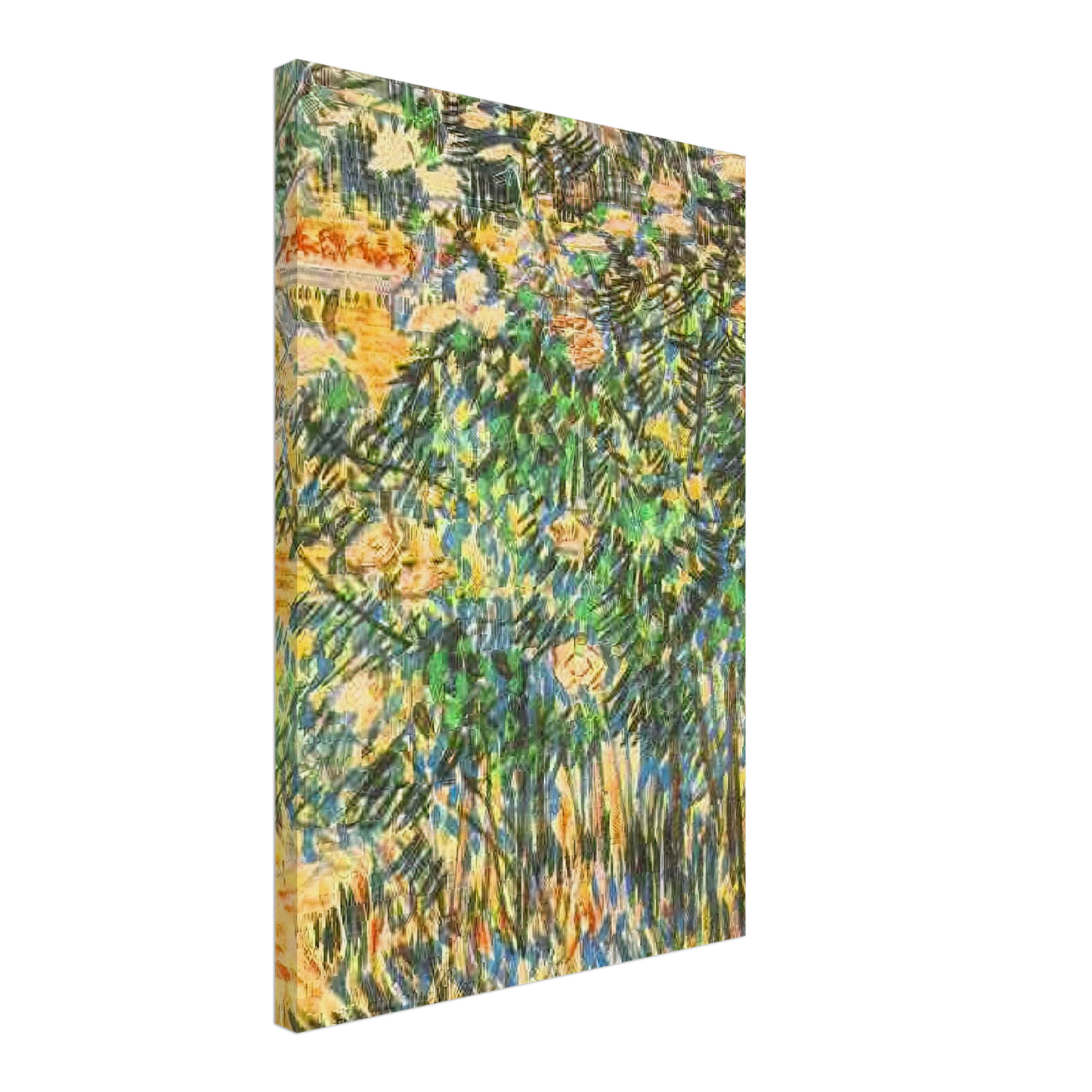 Vincent van Gogh - Flowering Shrubs Canvas - 70x100 cm / 28x40 inches-canvas