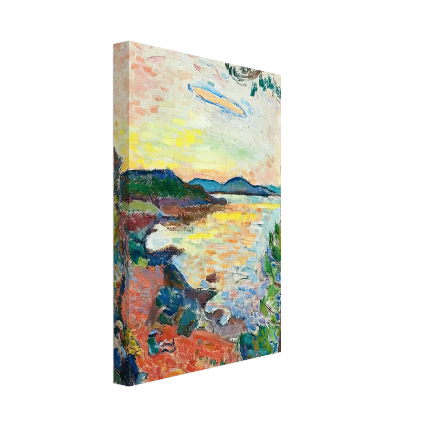 Henri Matisse - THE GULF OF SAINT TROPEZ 1904 Canvas - 70x100 cm / 28x40 inches-canvas