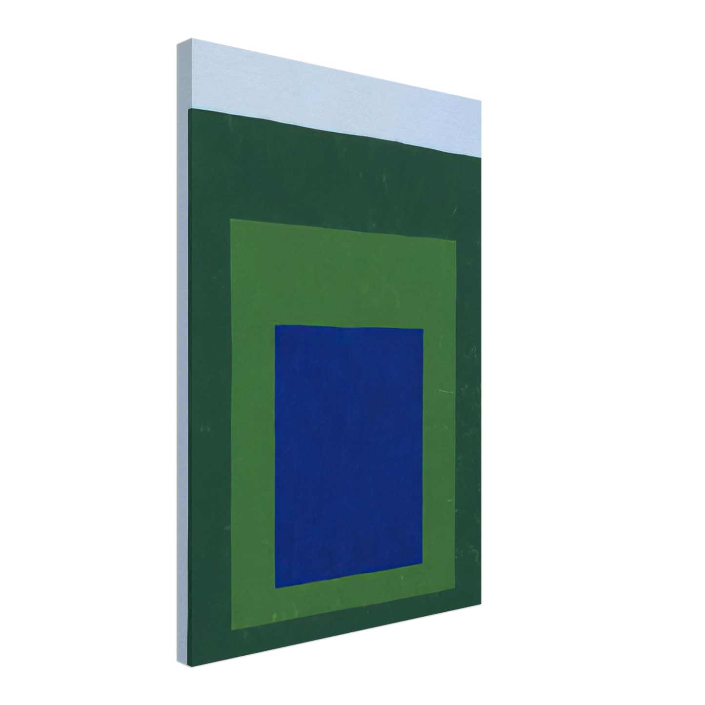 Josef Albers - HOMAGE TO THE SQUARE BLUE GREEN 1950 Canvas - 40x60 cm / 16x24 inches-canvas