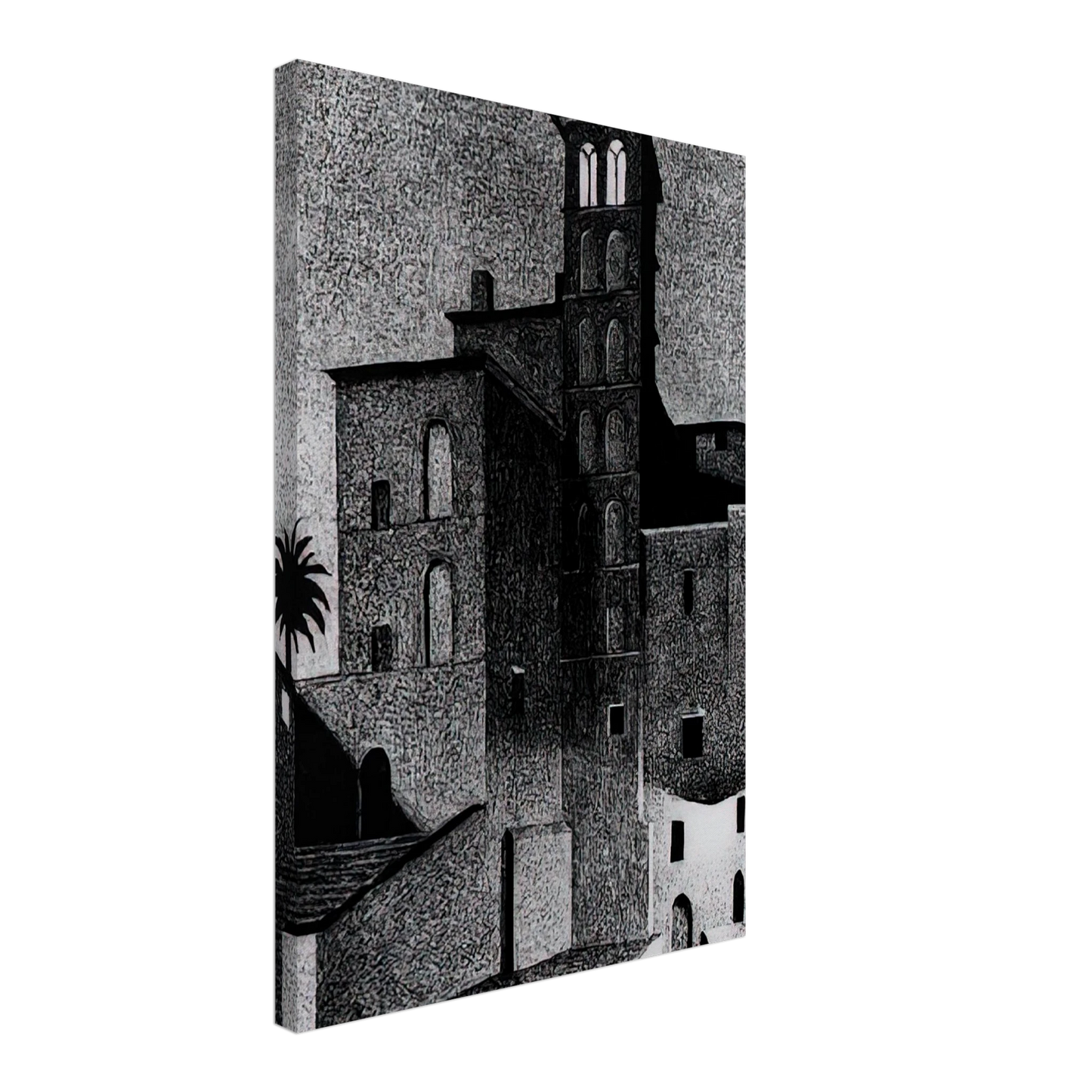 MC Escher - SS GIOVANNI ET PAOLO ROME MAY 1936 1936 Canvas - 70x100 cm / 28x40 inches-canvas