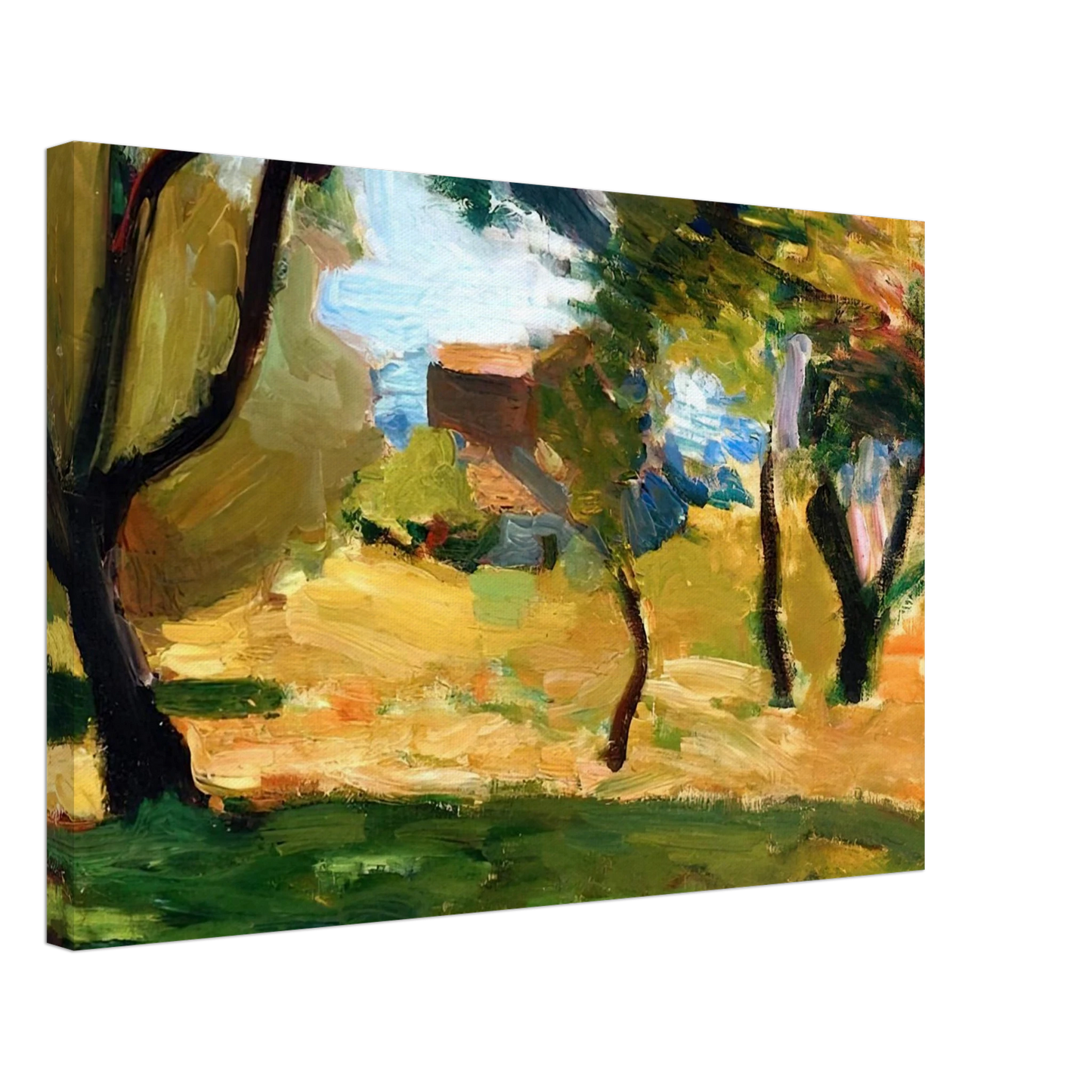 Henri Matisse - CORSICAN LANDSCAPE 1898 1 Canvas - 40x60 cm / 16x24 inches-canvas