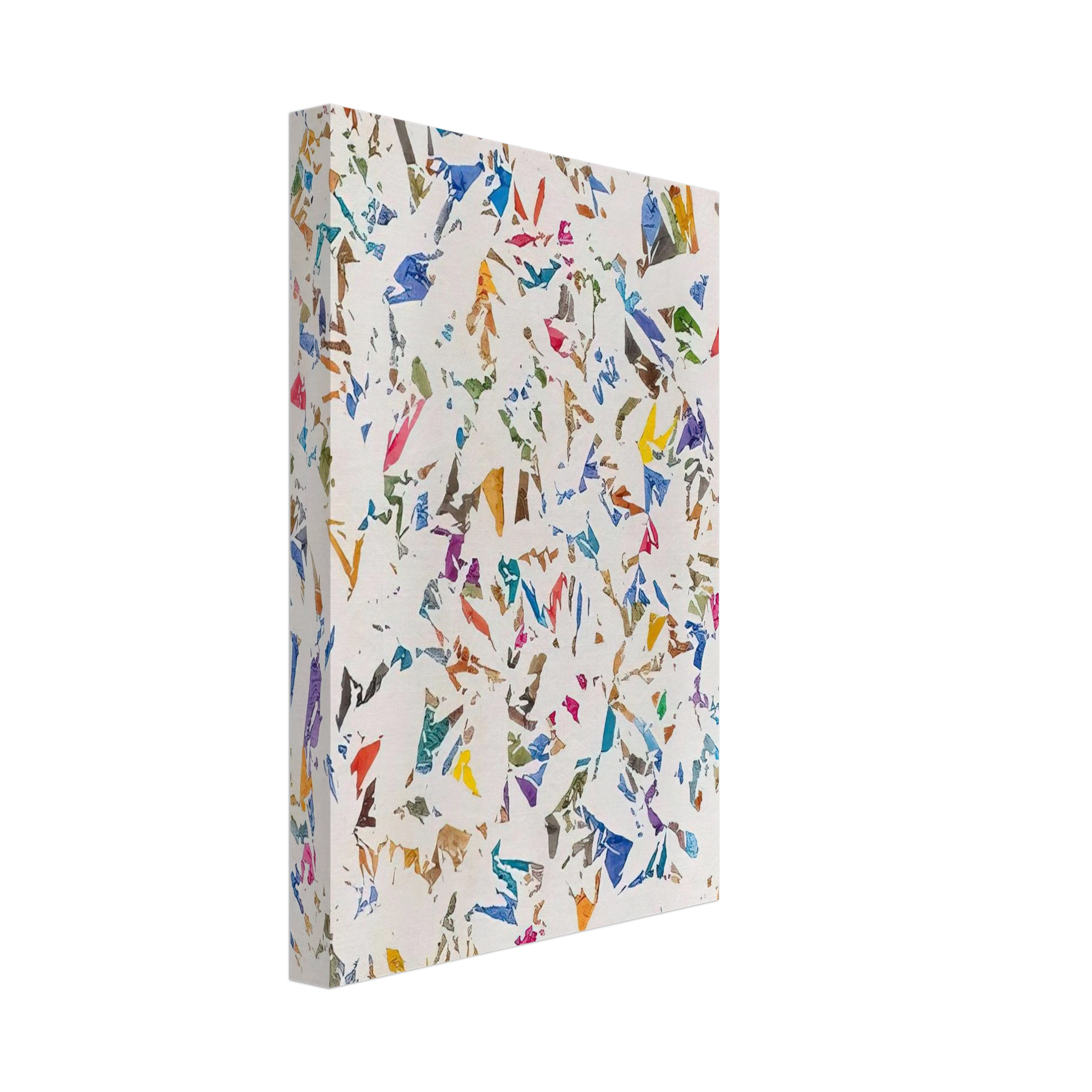 Simon Hantai - Blanc - 1974 Canvas - 40x60 cm / 16x24 inches-canvas