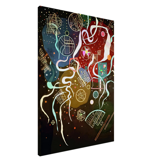 Wassily Kandinsky - MOVEMENT I 1935 Canvas - 20x30 cm / 8x12 inches-canvas