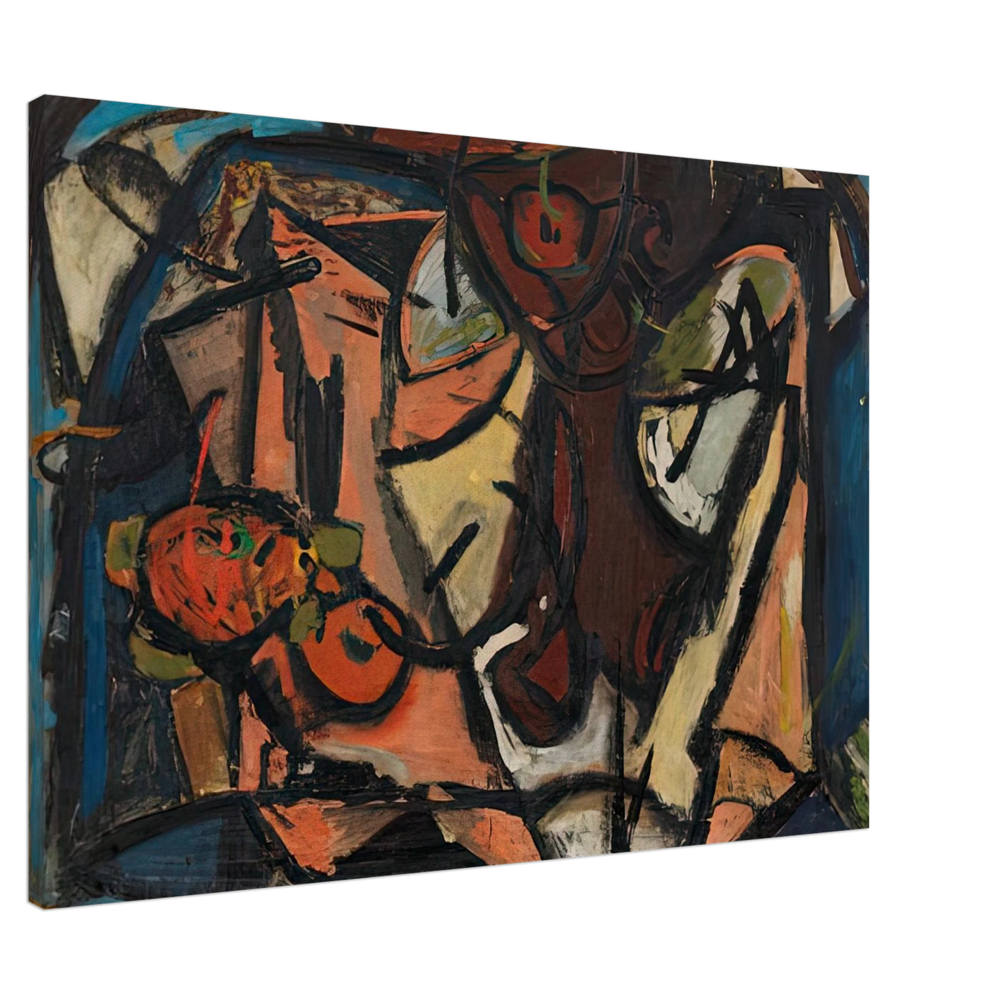 Helen Frankenthaler - Still Life, 1948- Canvas - 20x30 cm / 8x12 inches-canvas