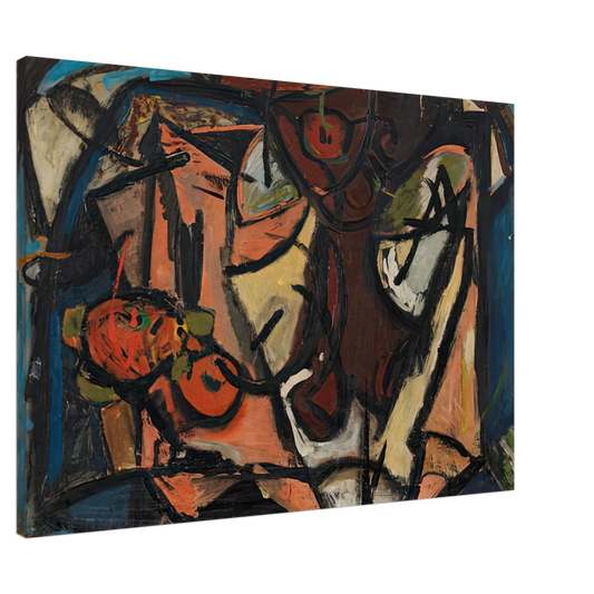 Helen Frankenthaler - Still Life, 1948- Canvas - 20x30 cm / 8x12 inches-canvas