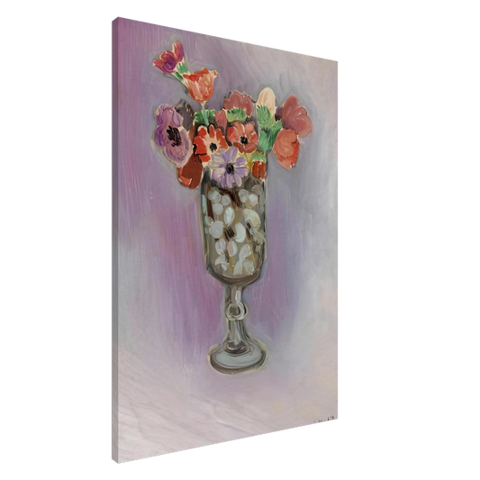 Henri Matisse - BOUQUET OF ANEMONES 1918 Canvas - 20x30 cm / 8x12 inches-canvas
