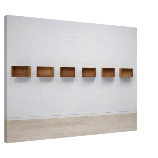 Donald Judd - Untitled - 1975 Canvas - 20x30 cm / 8x12 inches-canvas