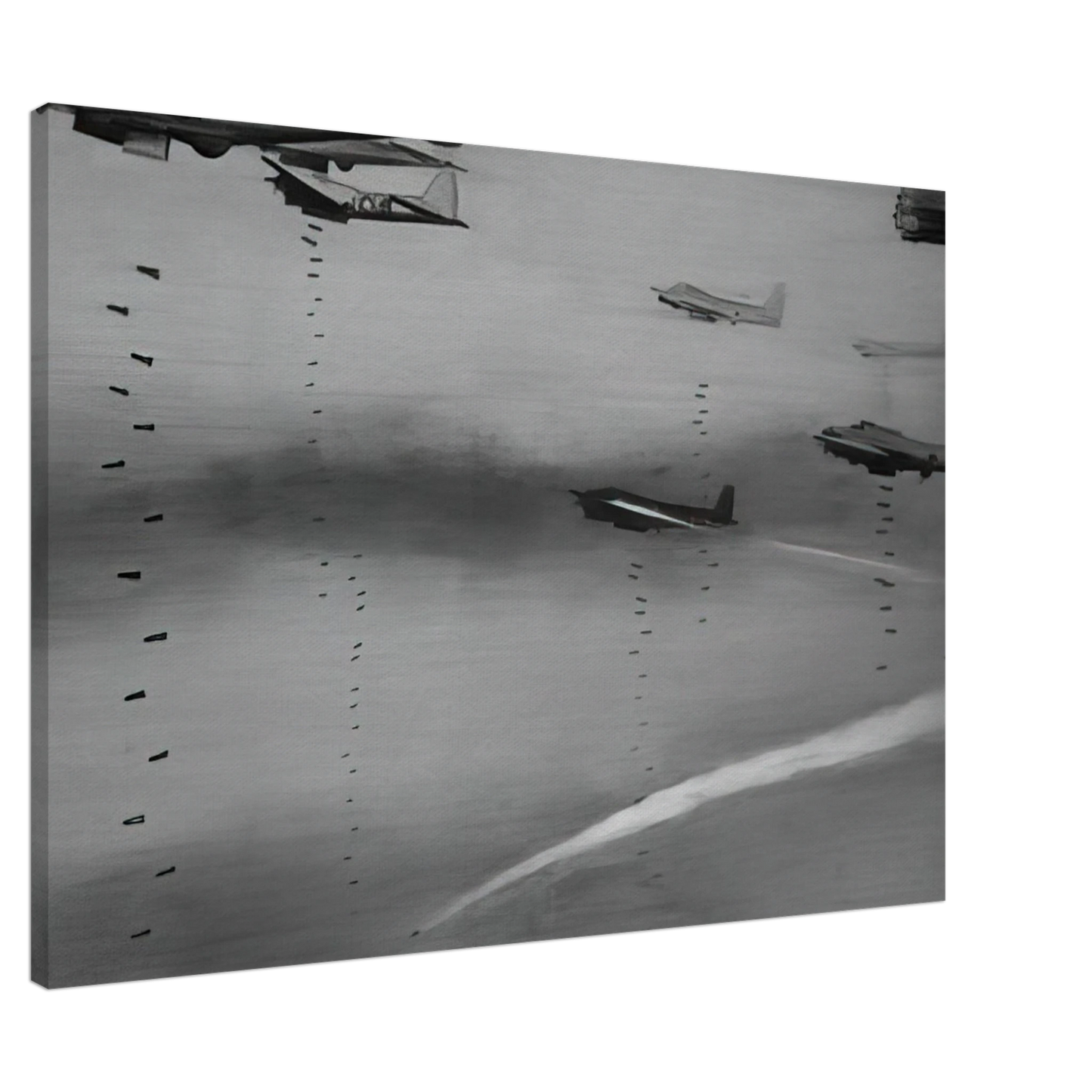 Gerhard Richter - BOMBERS 1963 Canvas - 20x30 cm / 8x12 inches-canvas