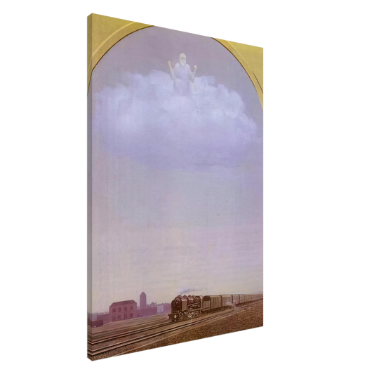 Rene Magritte - THE NIGHTINGALE 1962 Canvas - 20x30 cm / 8x12 inches-canvas