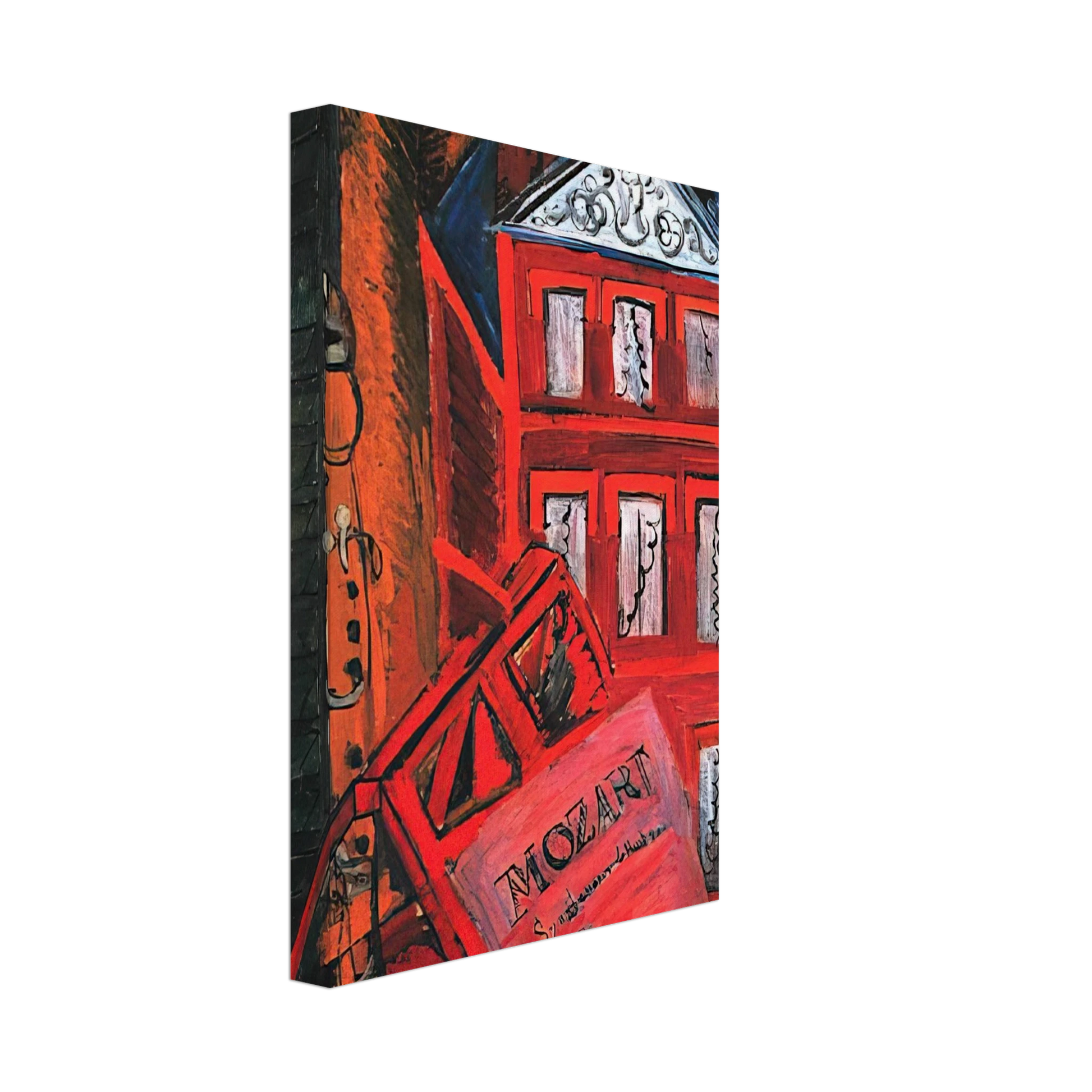 Raoul Dufy - HOMMAGE TO MOZART 1915 Canvas - 70x100 cm / 28x40 inches-canvas