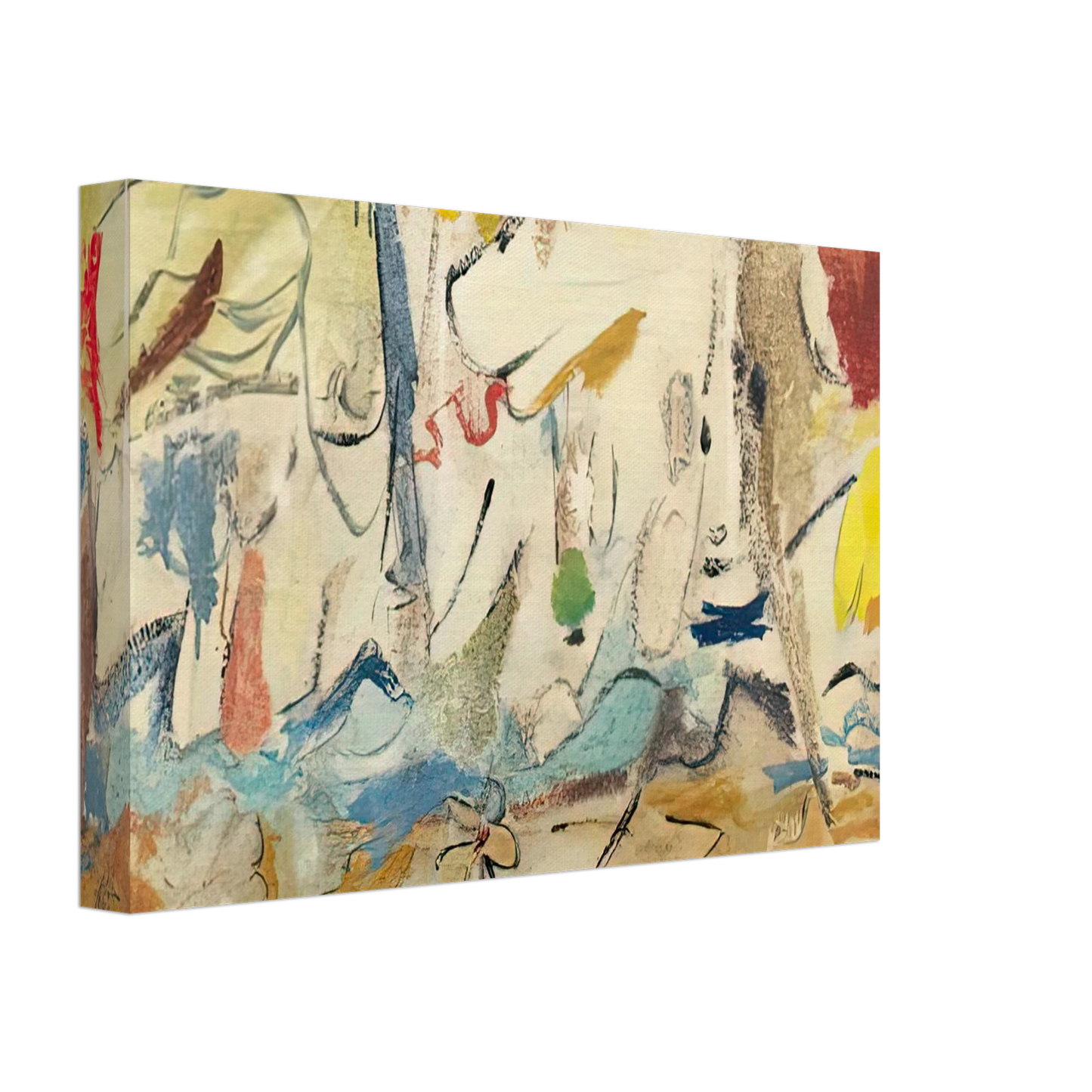 Helen Frankenthaler - Cloudscape, 1951- Canvas - 70x100 cm / 28x40 inches-canvas