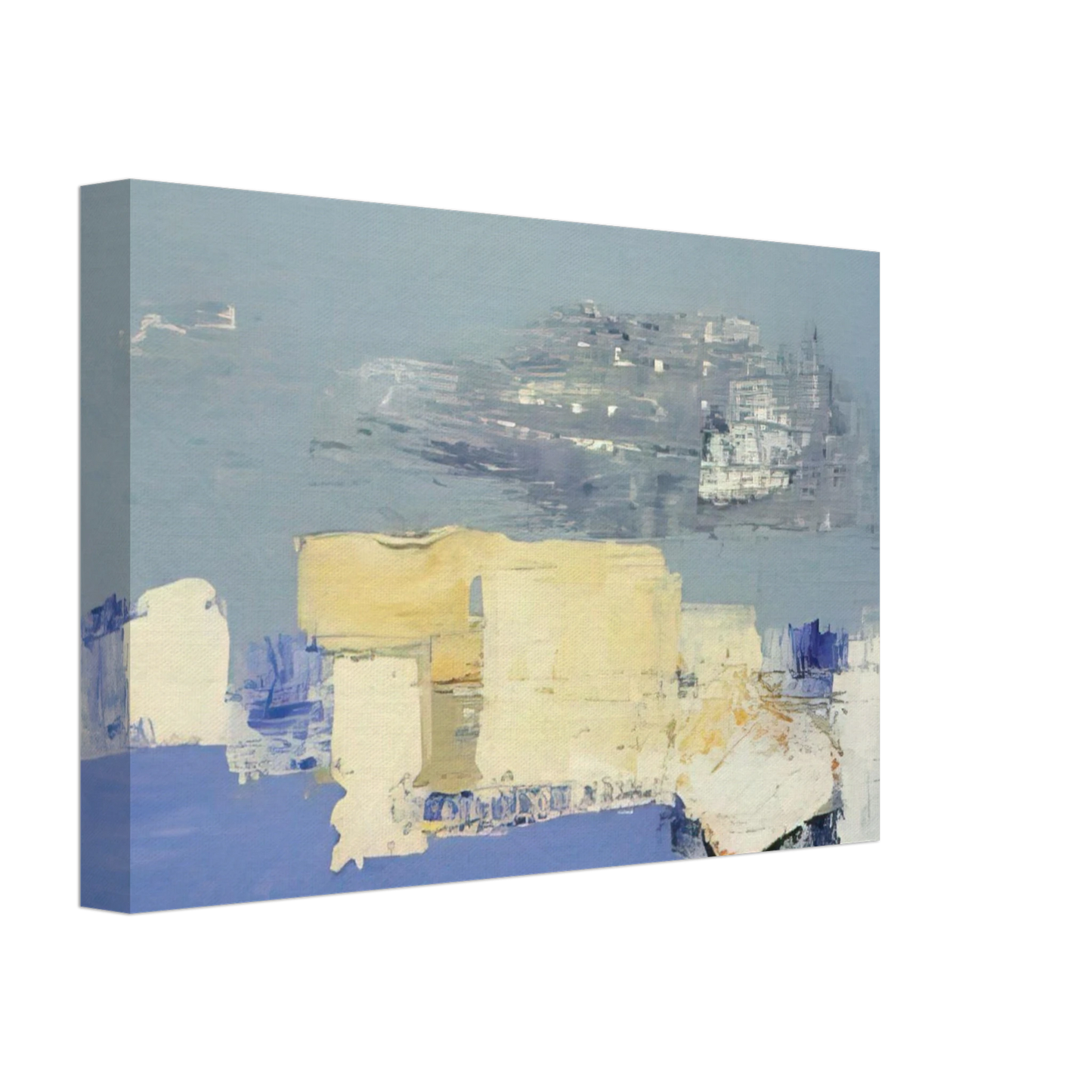 Nicolas de Stael - Paysage mediterraneen - Art Informel Canvas - 40x60 cm / 16x24 inches-canvas