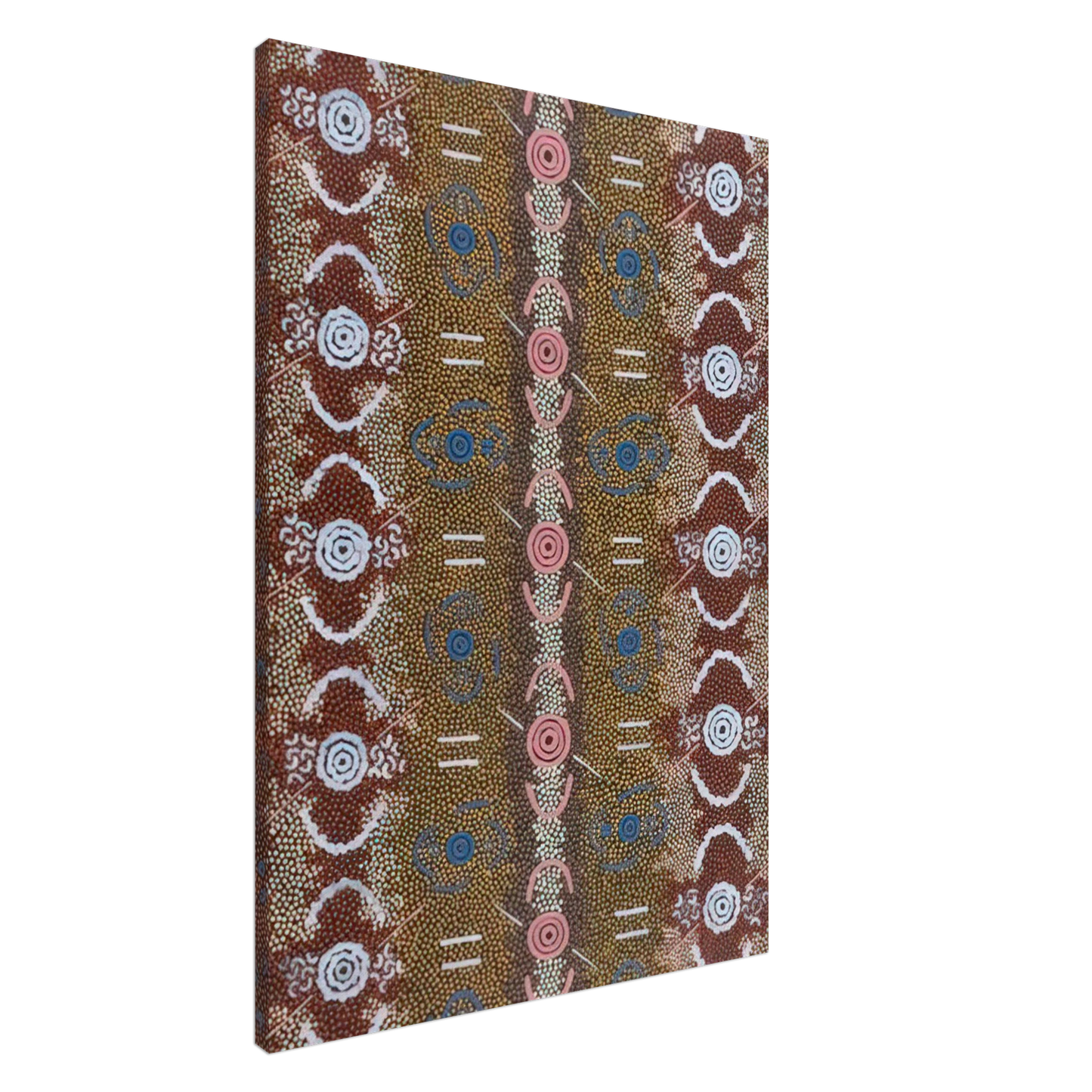 Clifford Possum Tjapaltjarri - Honey Ant Dreaming - 1993 Canvas - 20x30 cm / 8x12 inches-canvas