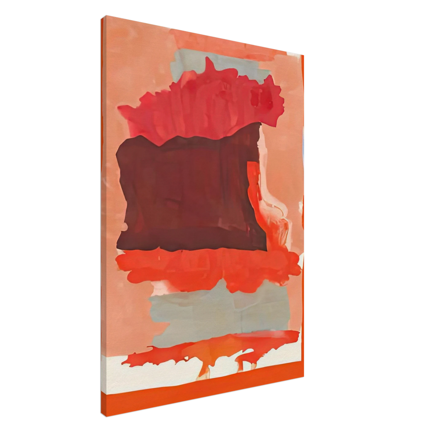 Helen Frankenthaler - Cape Orange, 1964- Canvas - 20x30 cm / 8x12 inches-canvas