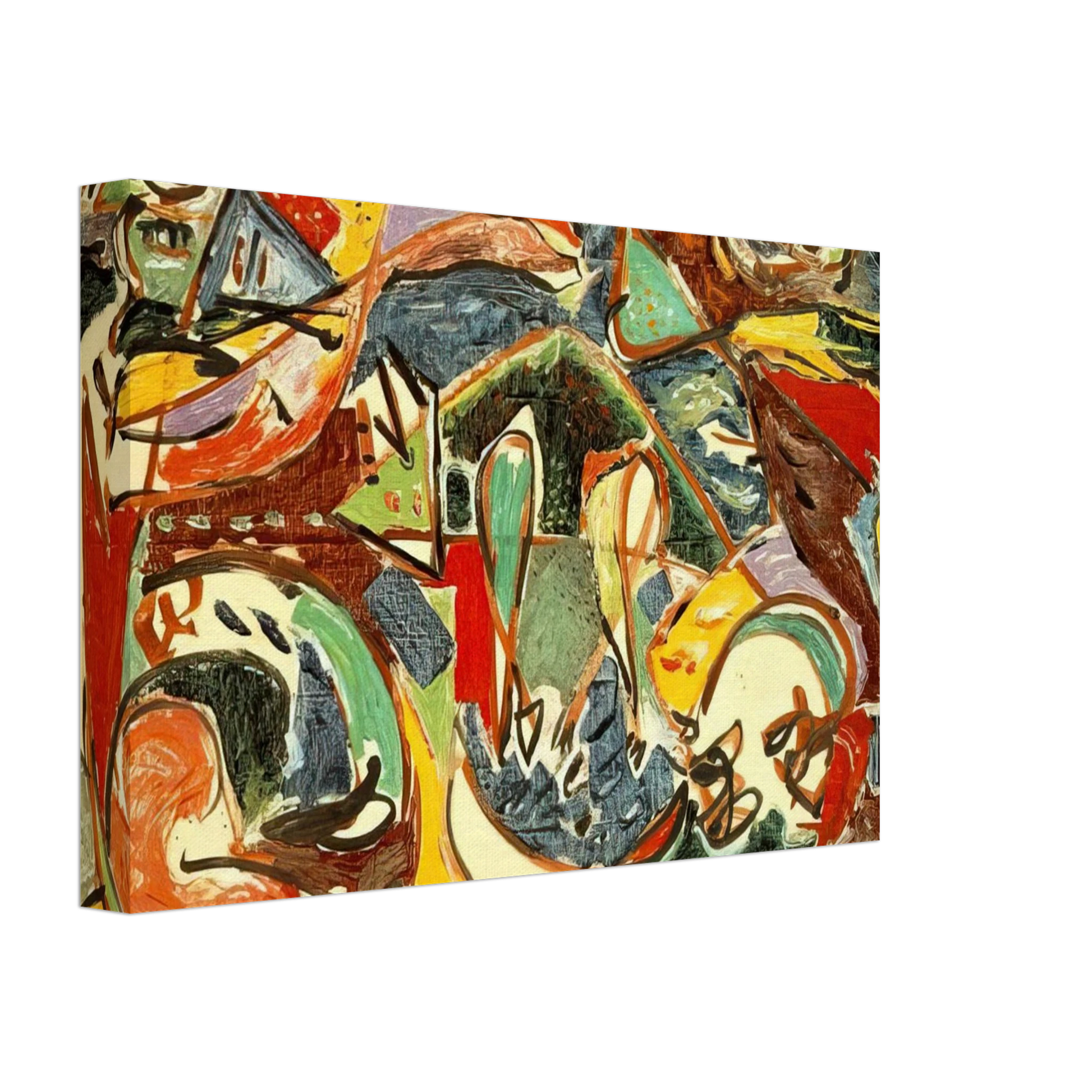 Jackson Pollock - THE KEY Canvas - 40x60 cm / 16x24 inches-canvas