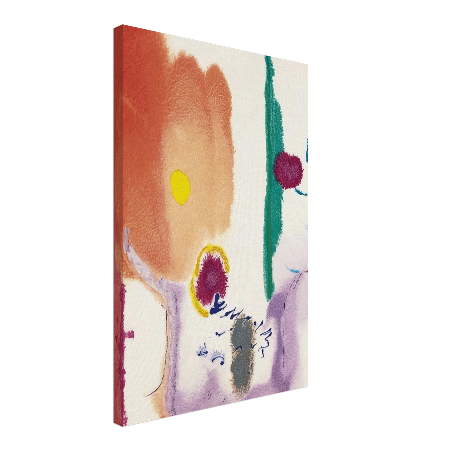 Helen Frankenthaler - Beginnings - 2002 Canvas - 70x100 cm / 28x40 inches-canvas