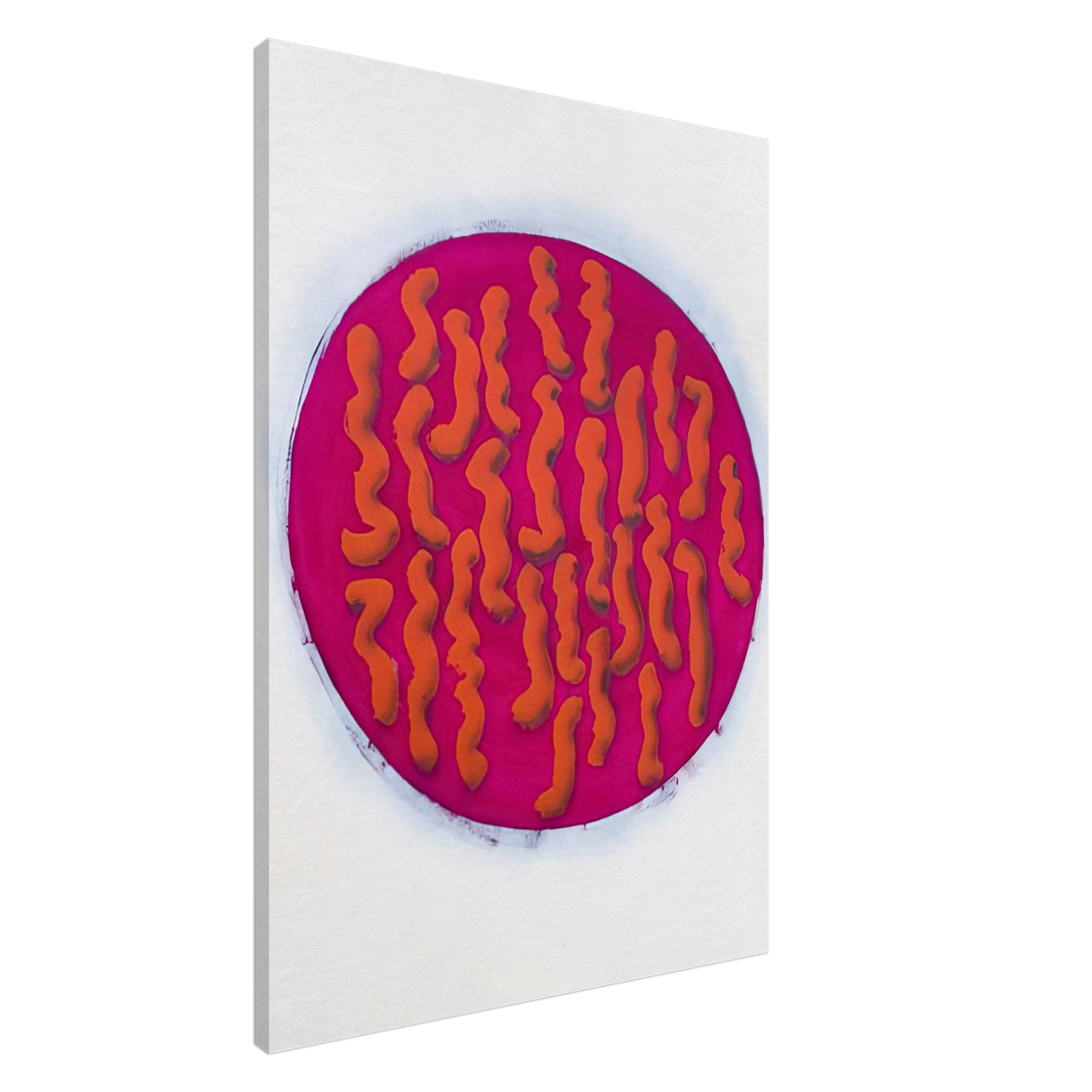 John Altoon - Untitled Sunset Series 32  - 1965 Canvas - 20x30 cm / 8x12 inches-canvas