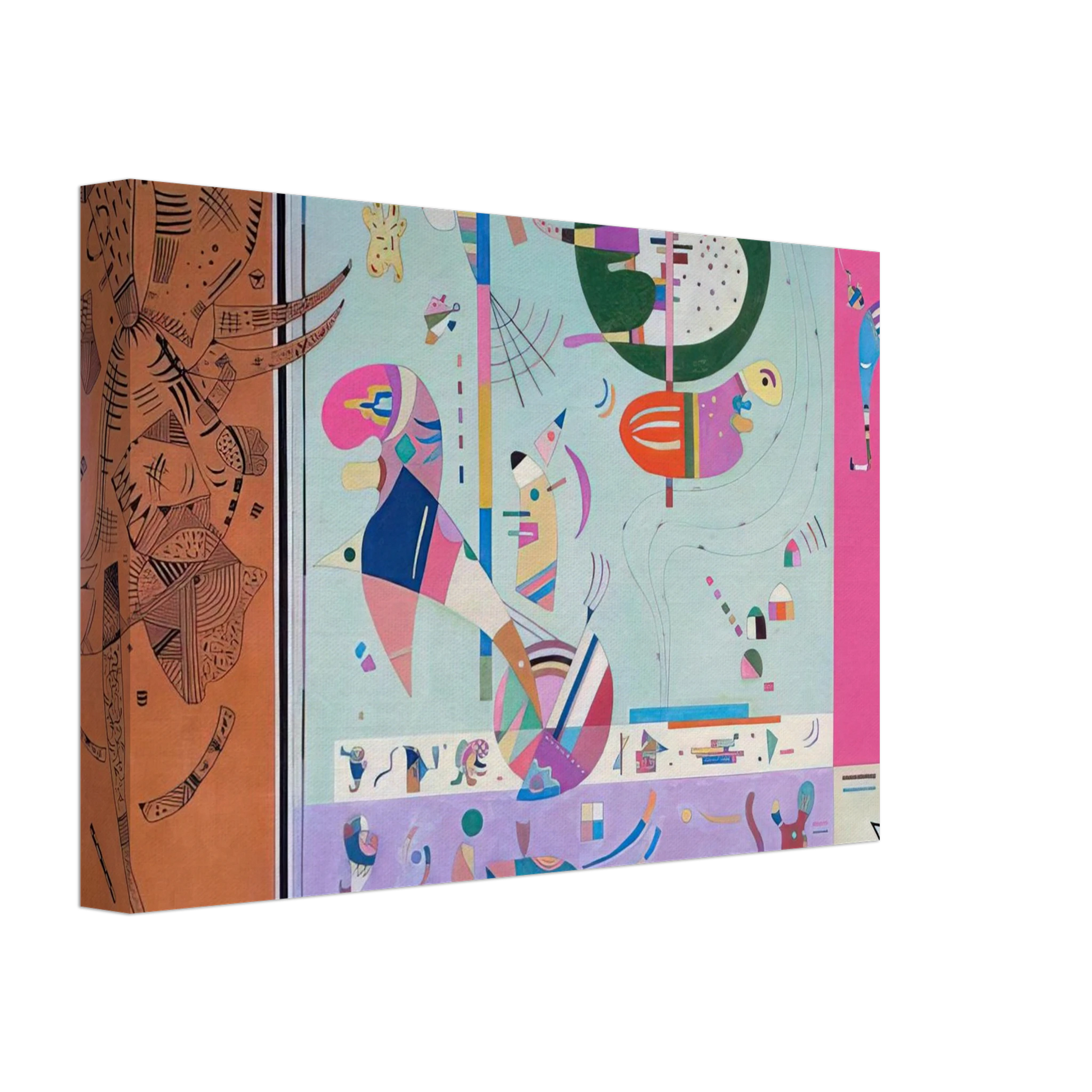 Wassily Kandinsky - VARIOUS PARTS 1940 Canvas - 40x60 cm / 16x24 inches-canvas