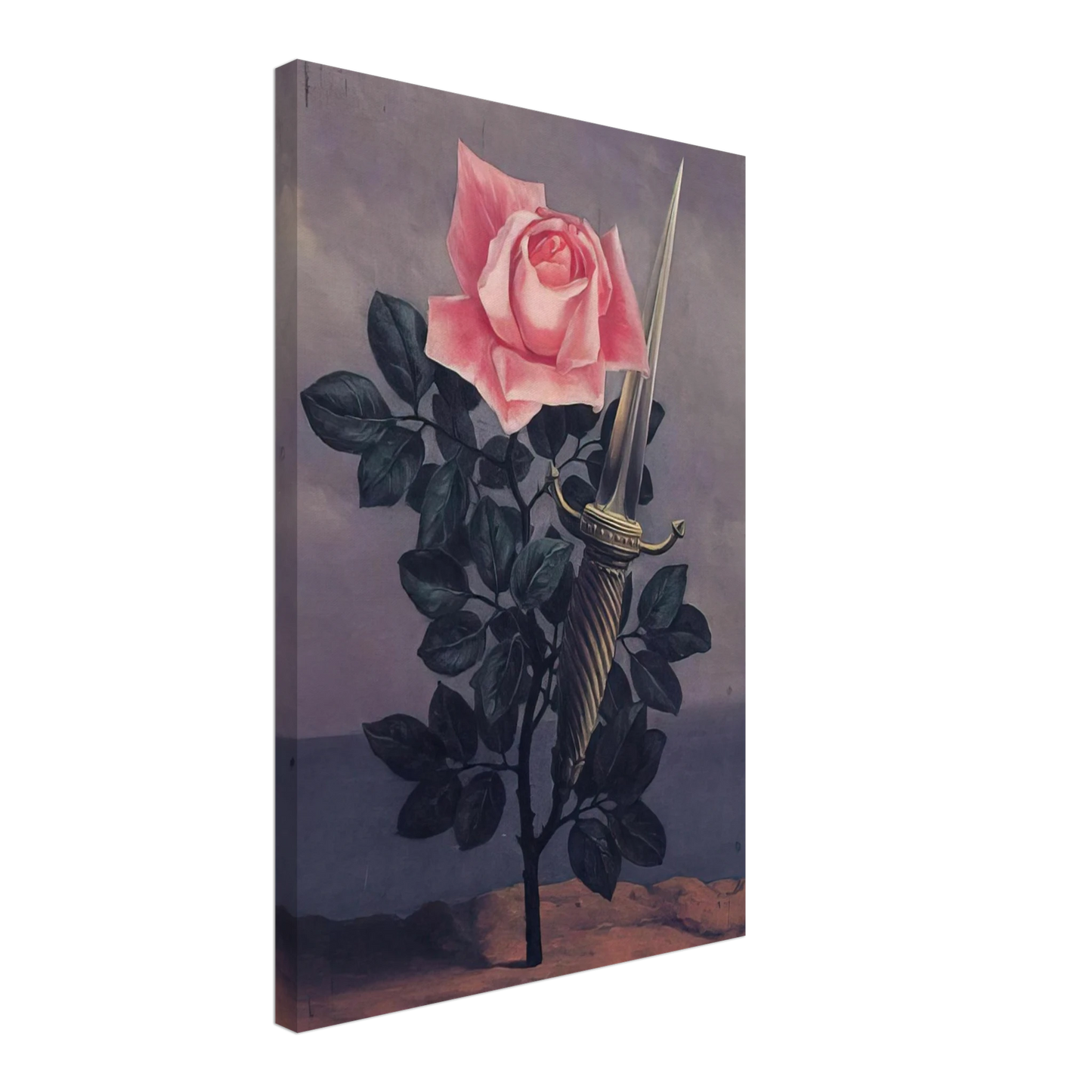 Rene Magritte - THE BLOW TO THE HEART 1952 Canvas - 70x100 cm / 28x40 inches-canvas