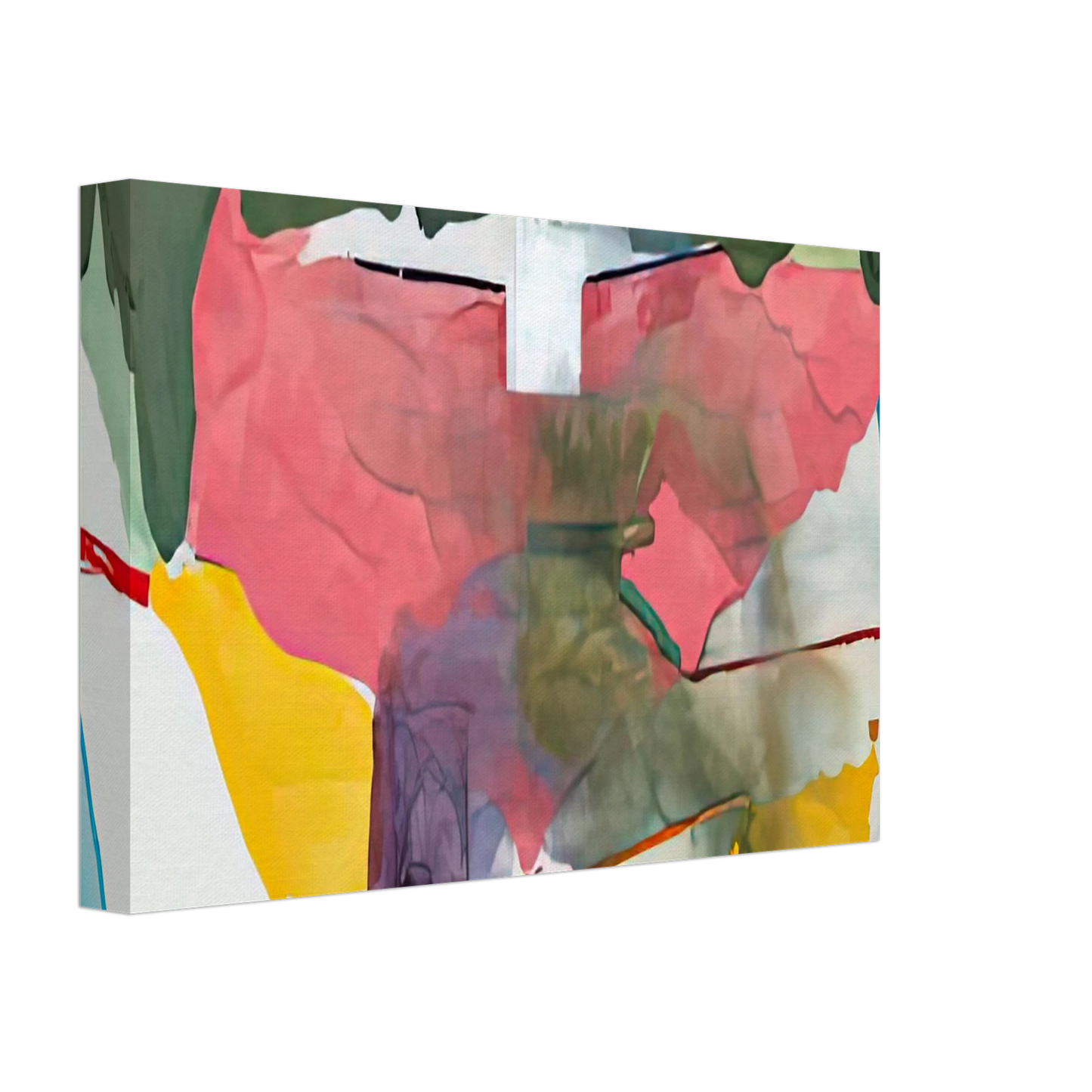 Helen Frankenthaler - Off White Square, 1973- Canvas - 40x60 cm / 16x24 inches-canvas