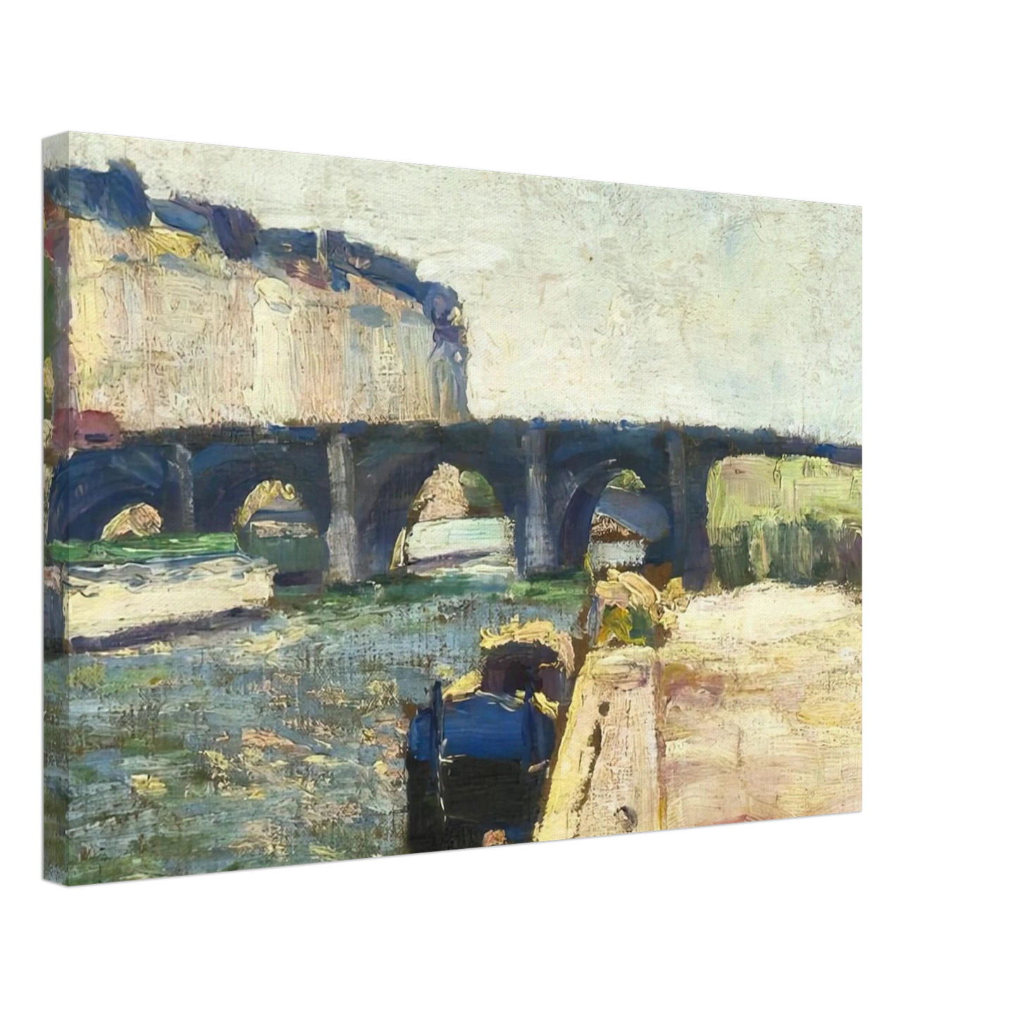Henri Matisse - PONT DE SEINE 1897 Canvas - 70x100 cm / 28x40 inches-canvas