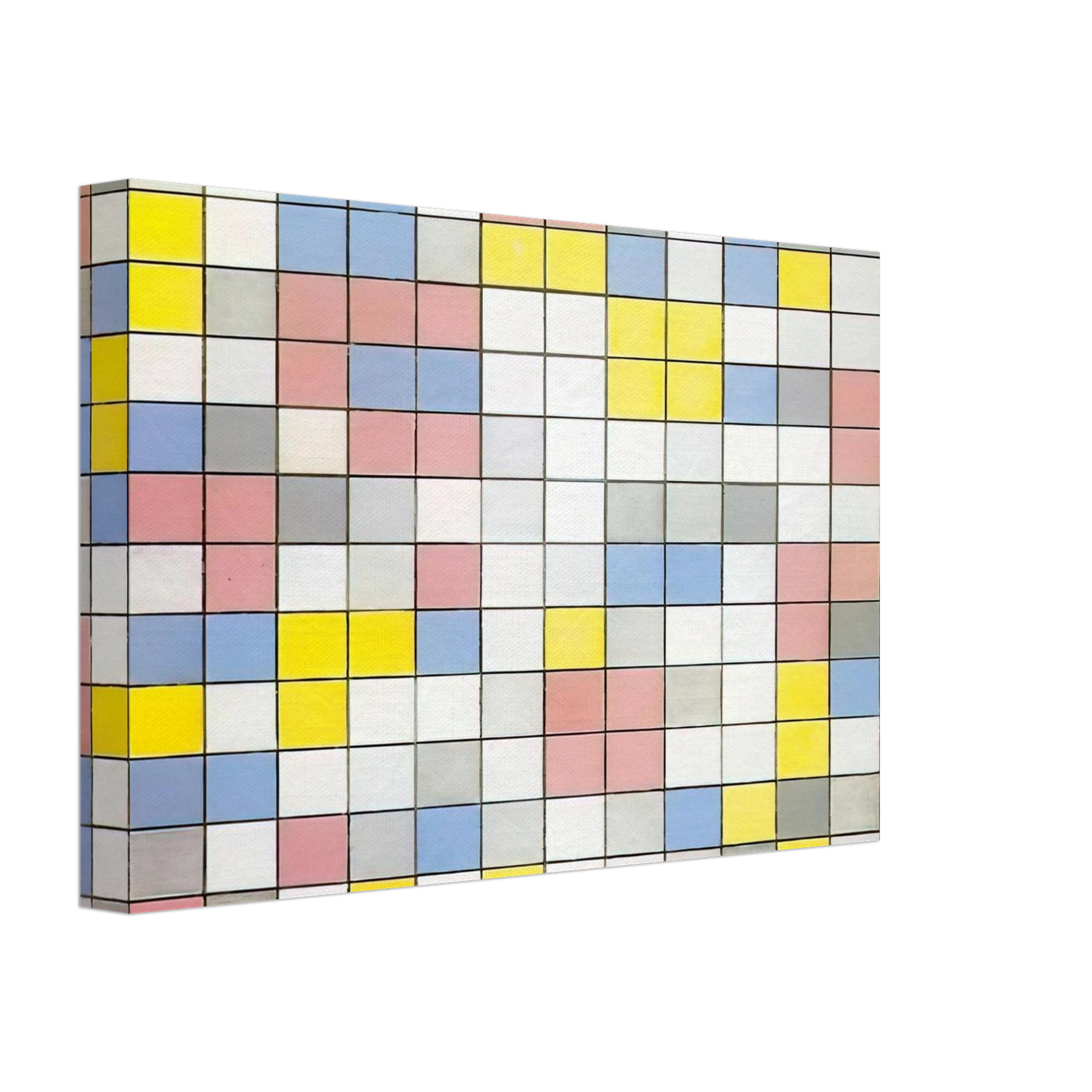 Piet Mondrian - Composition with Grid IX Canvas - 70x100 cm / 28x40 inches-canvas