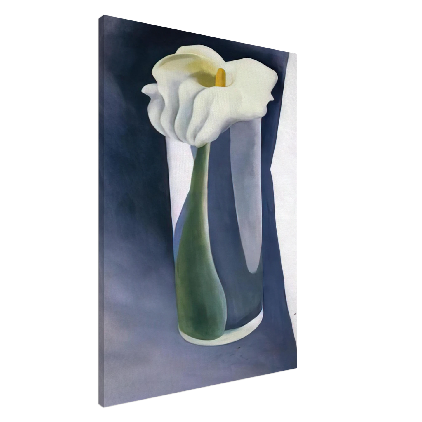 Georgia O'Keeffe - Calla Lily in Tall Glass Canvas - 20x30 cm / 8x12 inches-canvas