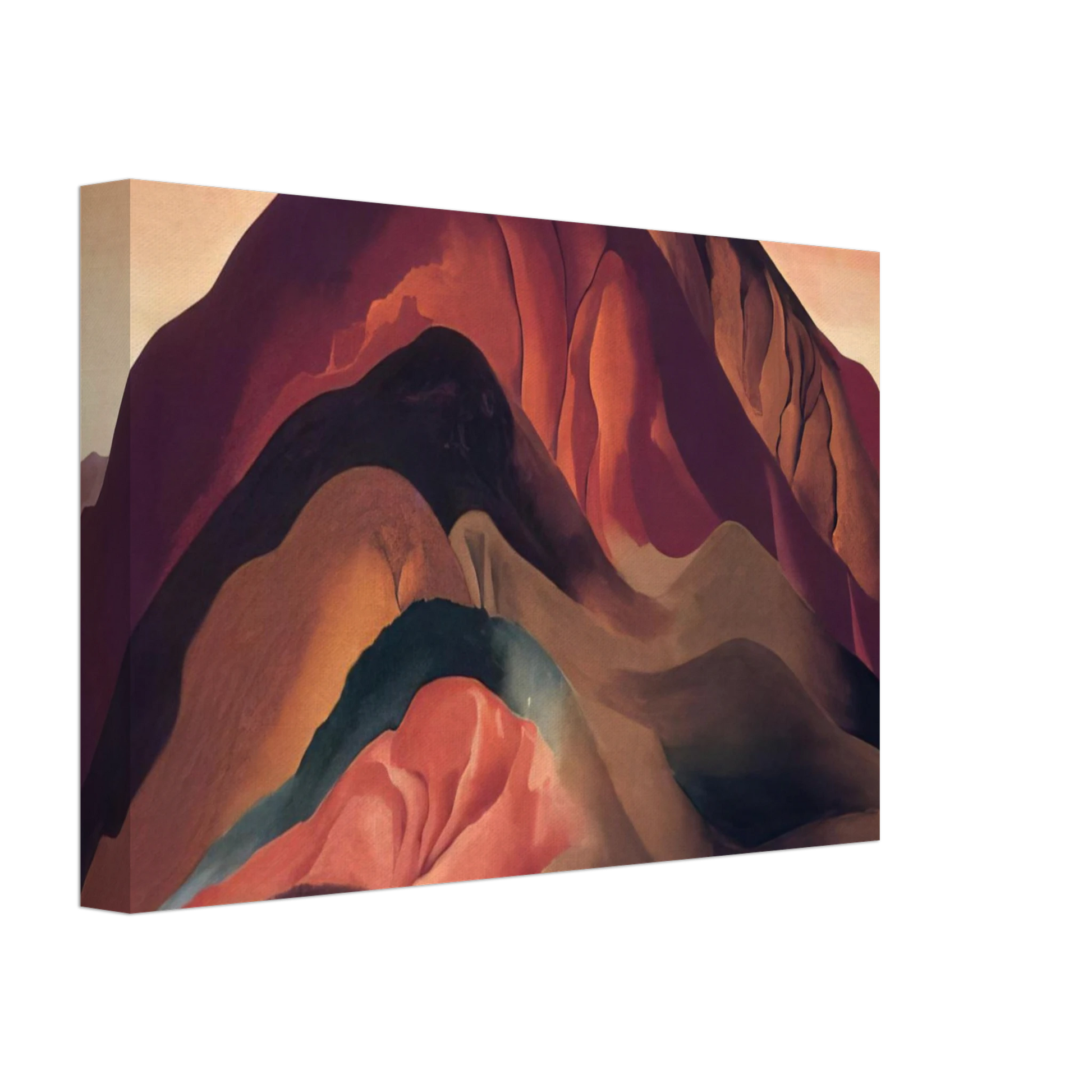 Georgia O'Keeffe - Rust Red Hills Canvas - 40x60 cm / 16x24 inches-canvas