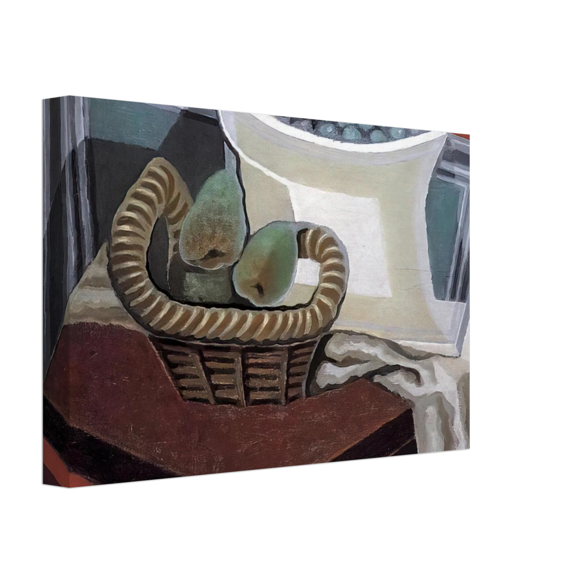 Juan Gris - THE BASKET OF PEARS 1925 Canvas - 70x100 cm / 28x40 inches-canvas