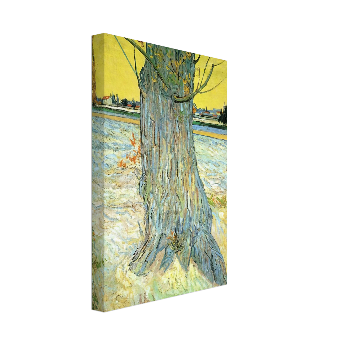 Vincent van Gogh - Trunk of an Old Yew Tree Canvas - 40x60 cm / 16x24 inches-canvas