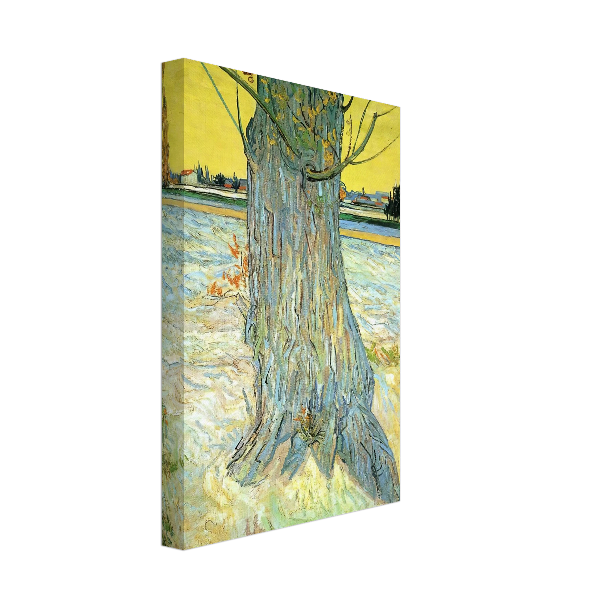 Vincent van Gogh - Trunk of an Old Yew Tree Canvas - 40x60 cm / 16x24 inches-canvas