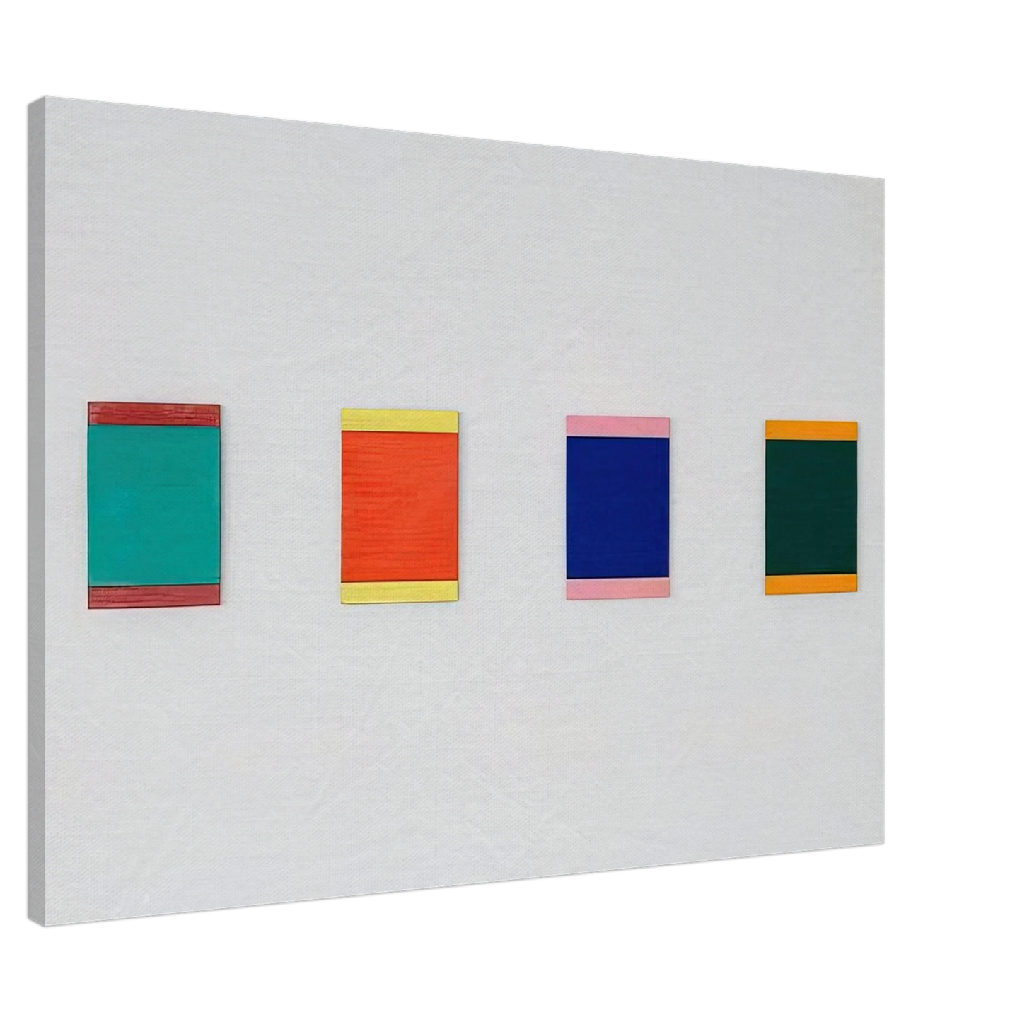 Blinky Palermo - CONEY ISLAND II 1975 Canvas - 20x30 cm / 8x12 inches-canvas