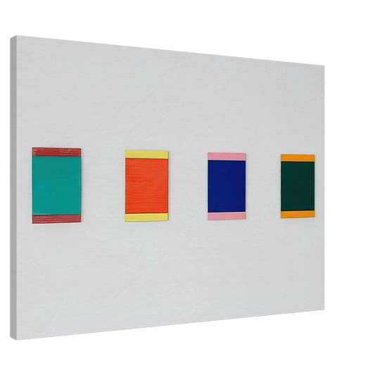 Blinky Palermo - CONEY ISLAND II 1975 Canvas - 20x30 cm / 8x12 inches-canvas